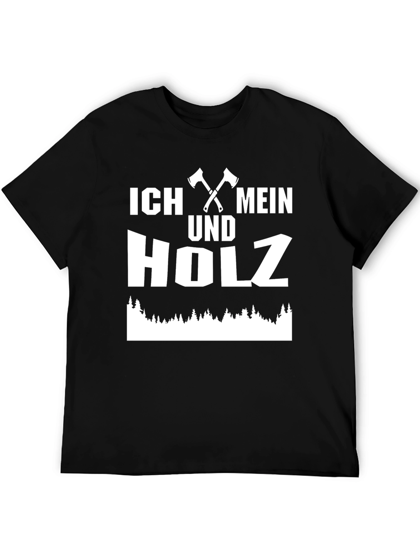 Ich Mein und Holz Axe T-Shirt - Lumberjack Tee