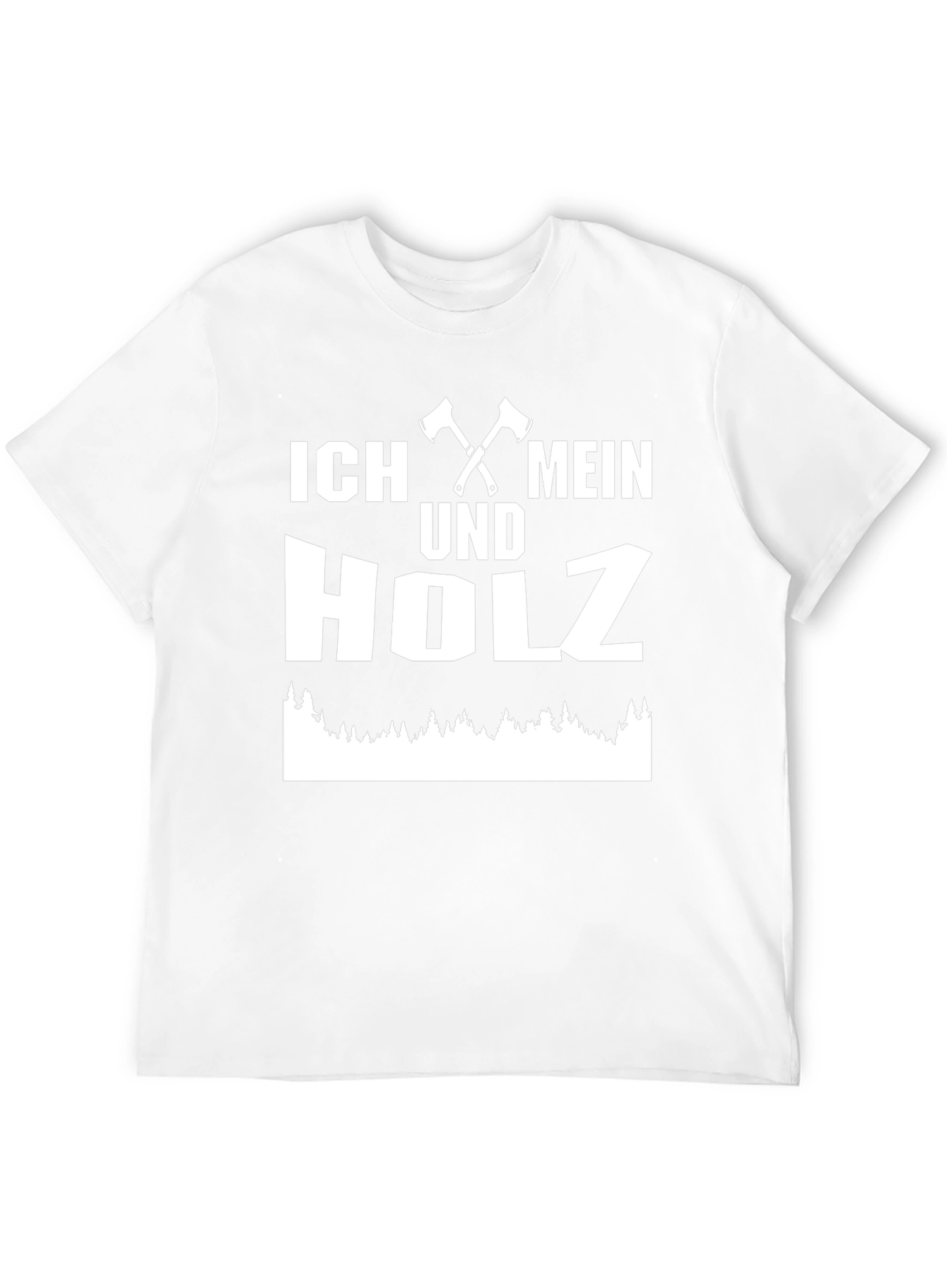 Ich Mein und Holz Axe T-Shirt - Lumberjack Tee
