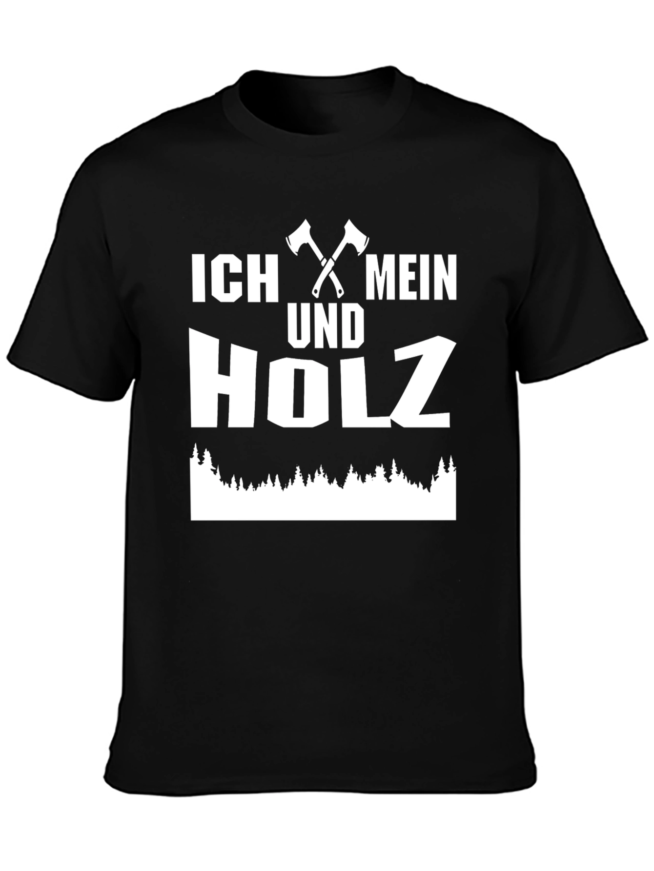 Ich Mein und Holz Axe T-Shirt - Lumberjack Tee