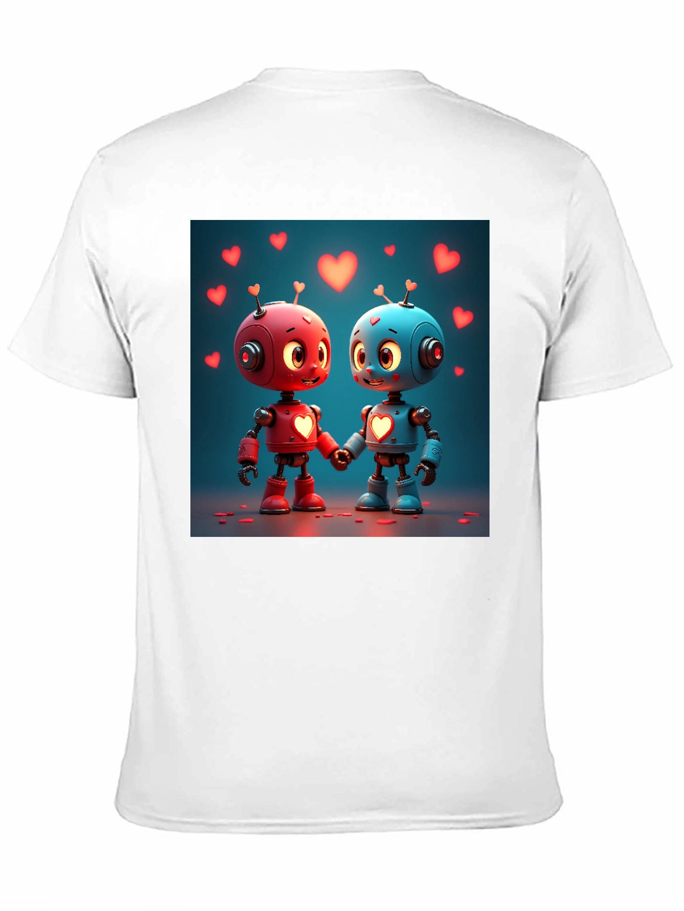 Robot Love T-Shirt - Cute Valentines Day Apparel