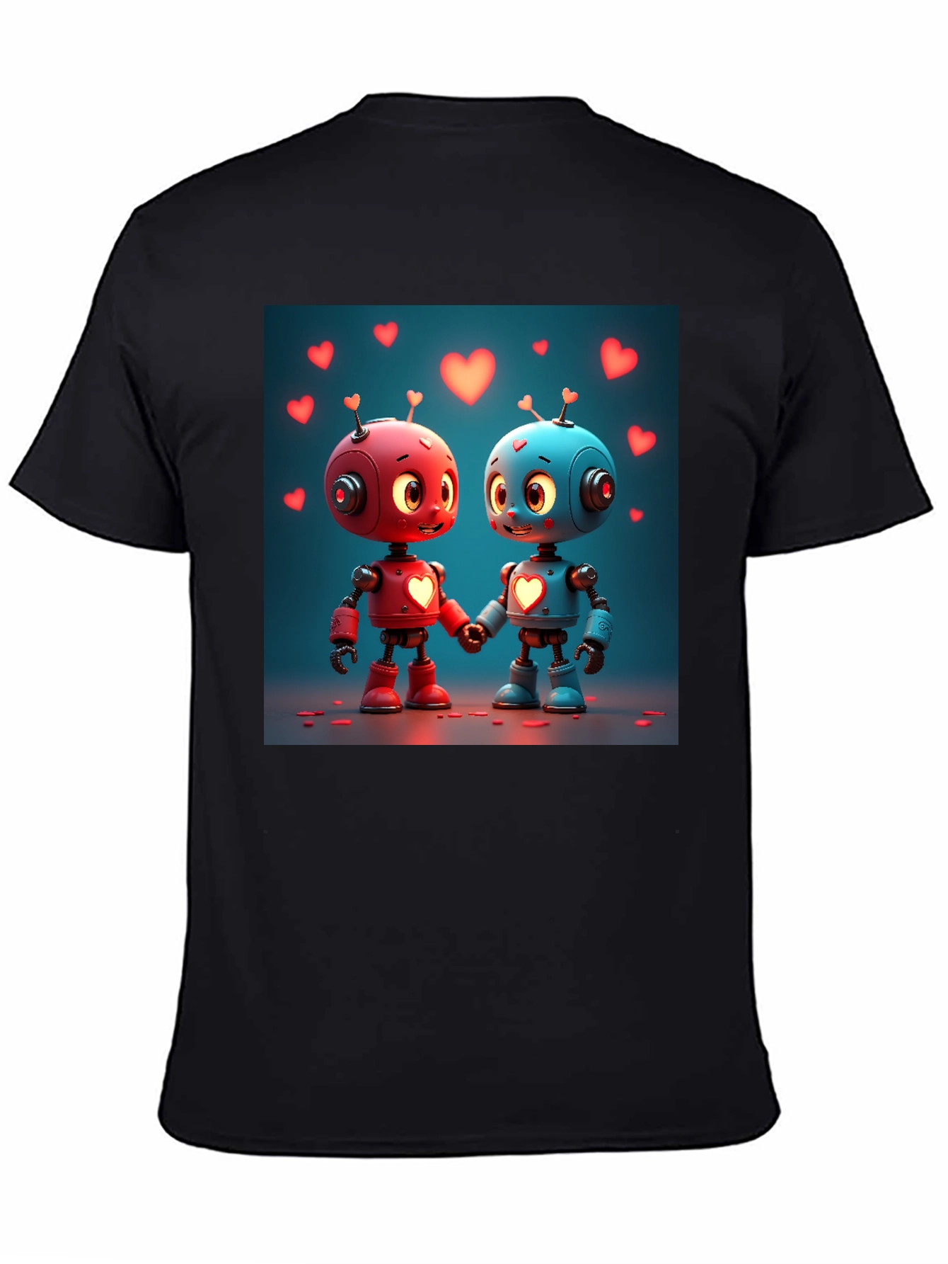 Robot Love T-Shirt - Cute Valentines Day Apparel