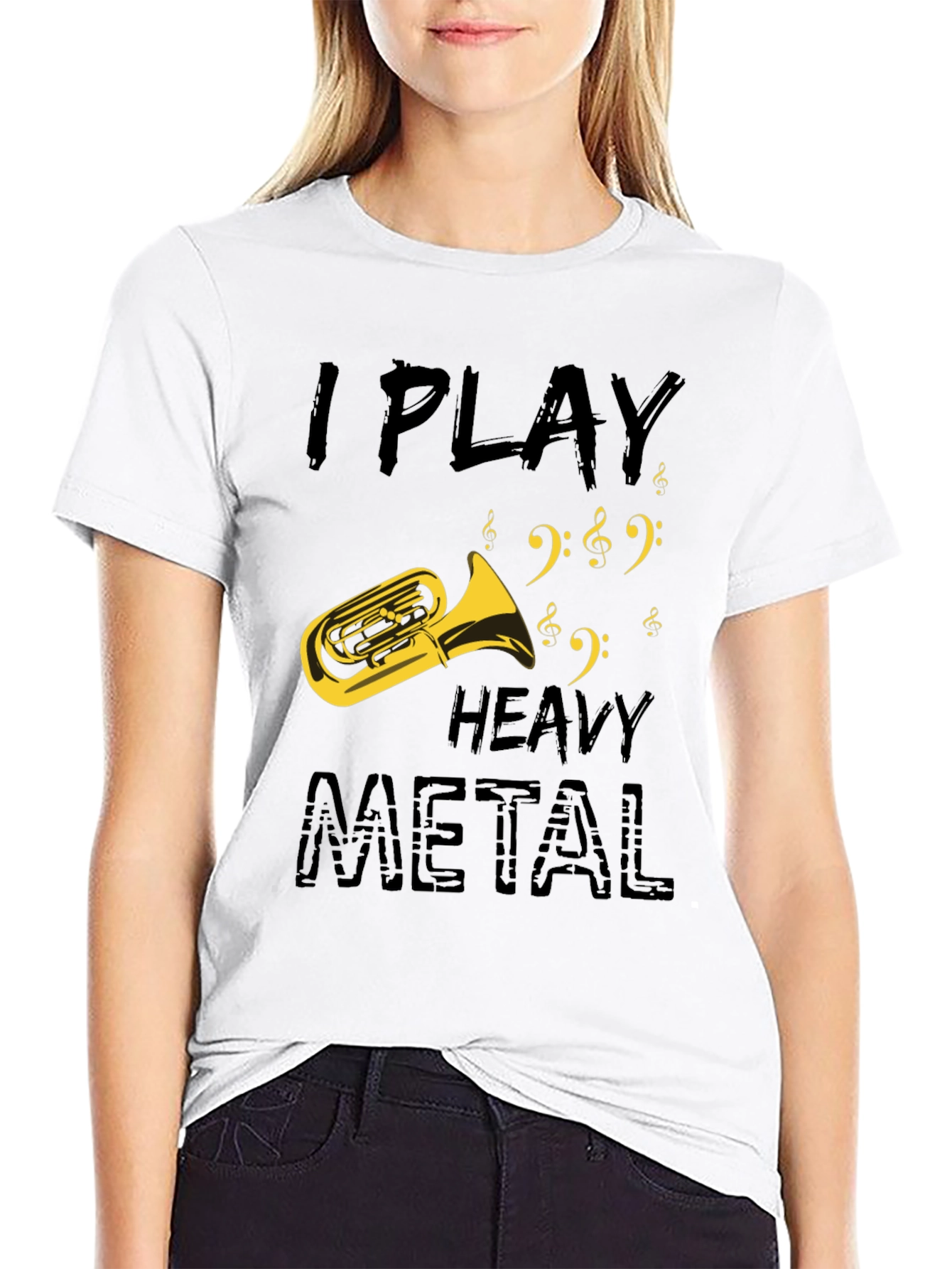 I Play Heavy Metal Tuba T-Shirt