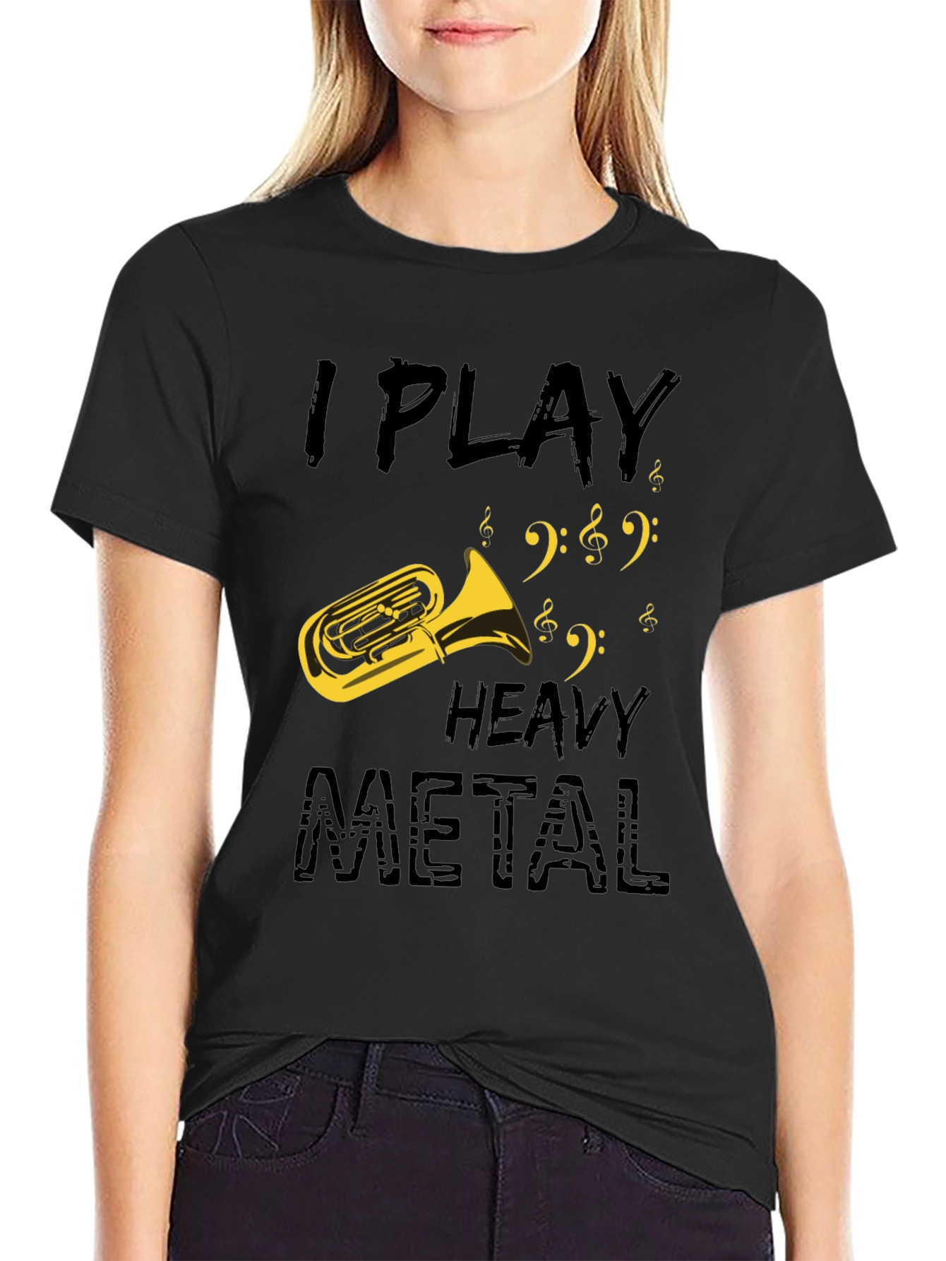I Play Heavy Metal Tuba T-Shirt