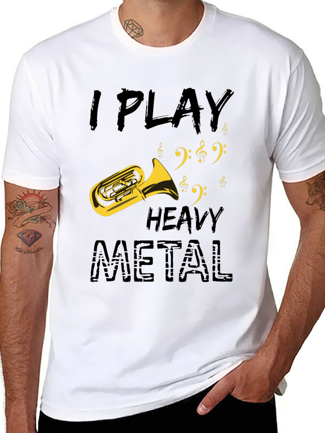 I Play Heavy Metal Tuba T-Shirt