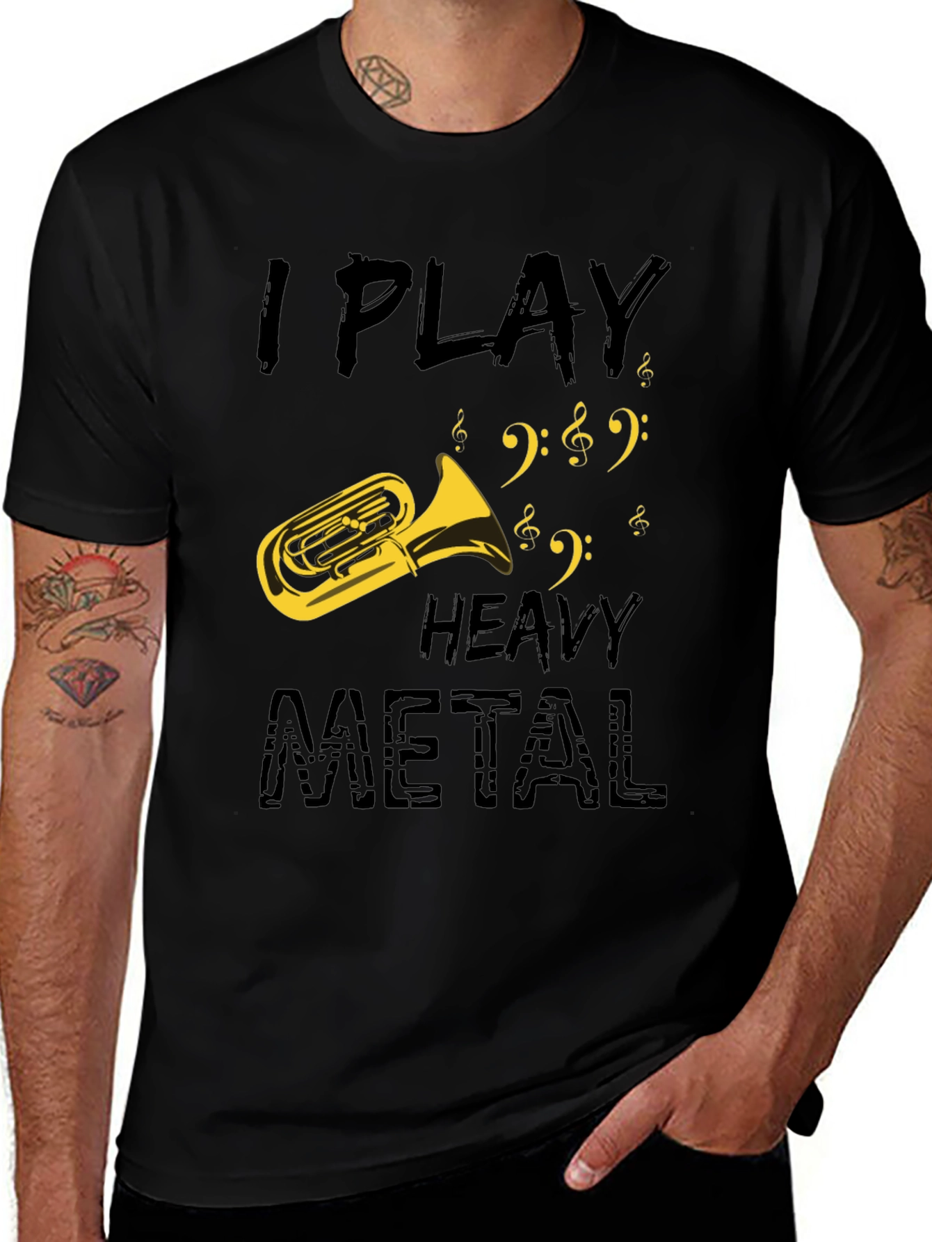 I Play Heavy Metal Tuba T-Shirt