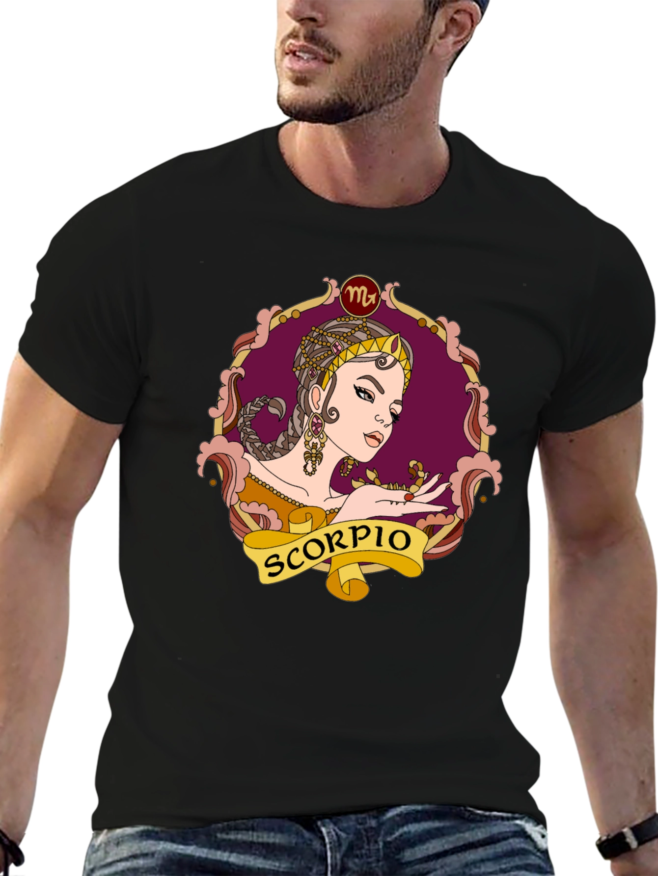 Scorpio Zodiac T-Shirt Woman Design