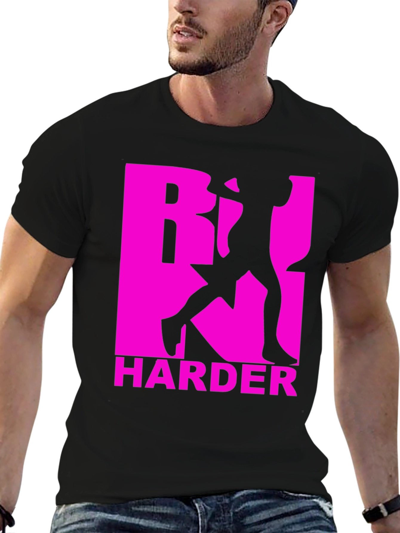 Work Harder T-Shirt - Motivational Fitness Apparel