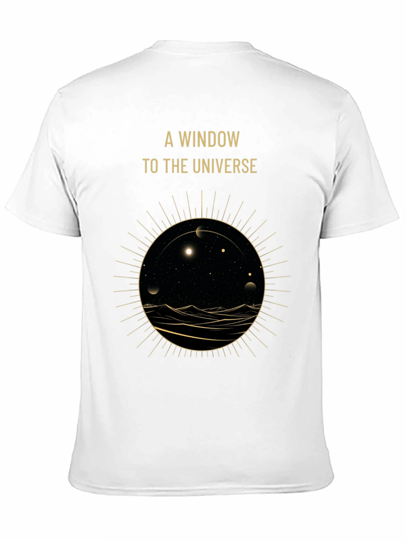 A Window to the Universe Graphic Tee - Black