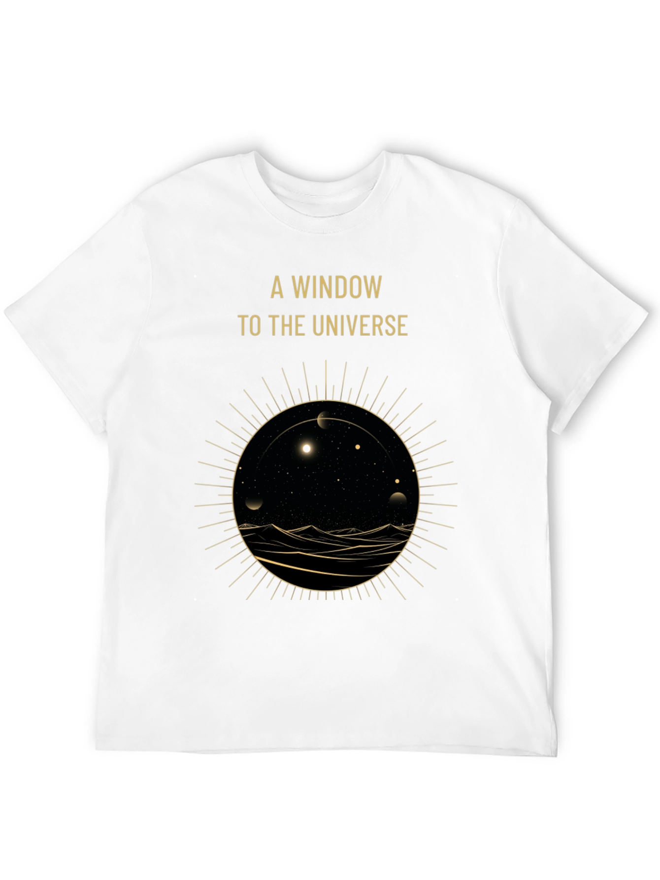 A Window to the Universe Graphic Tee - Black