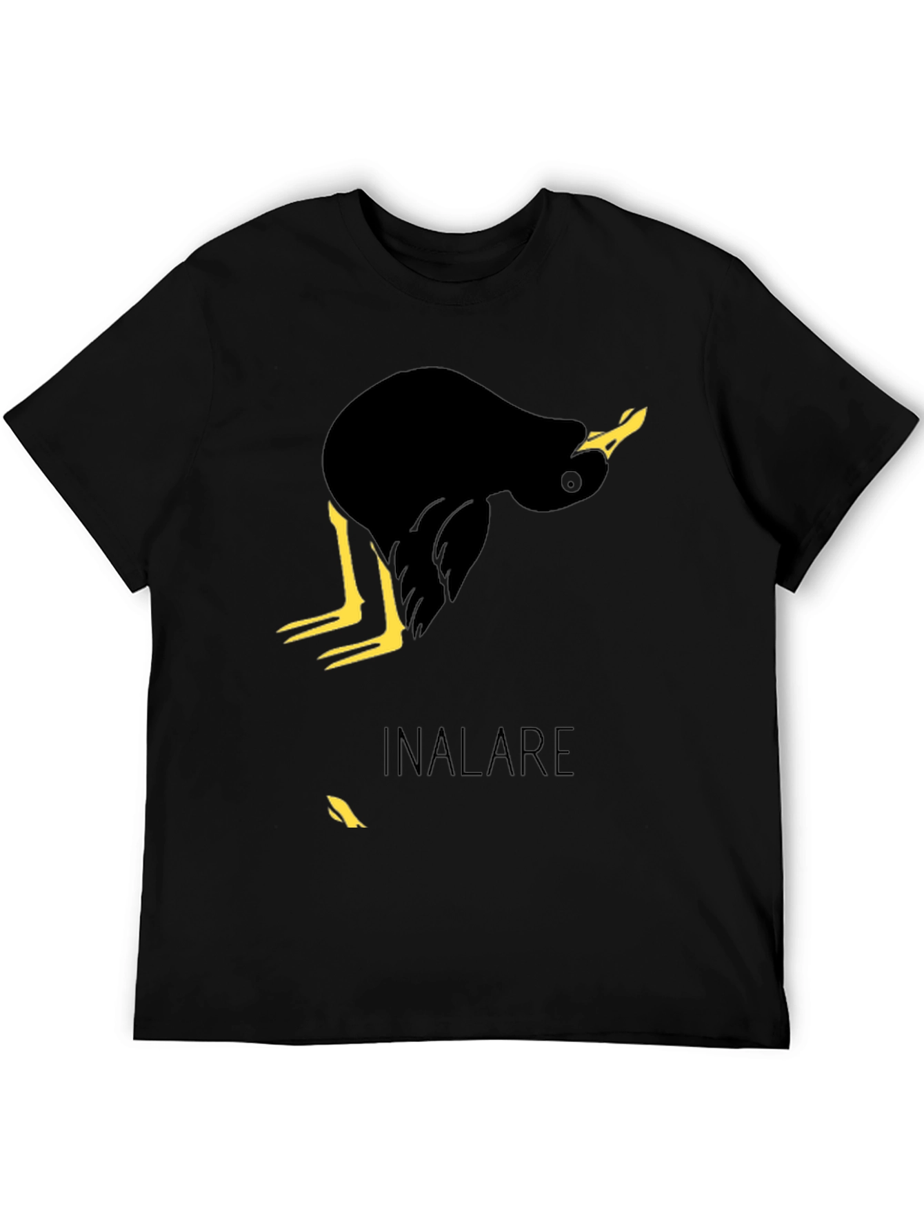 Black Bird Graphic Tee - Unisex Casual Style