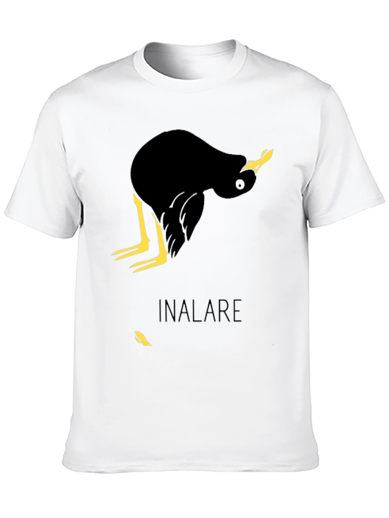 Black Bird Graphic Tee - Unisex Casual Style