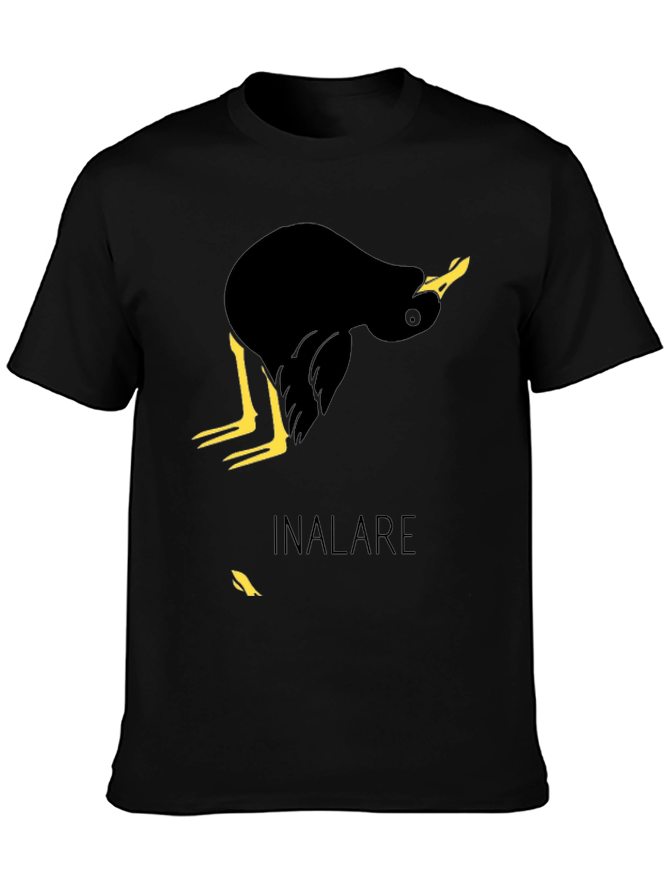 Black Bird Graphic Tee - Unisex Casual Style