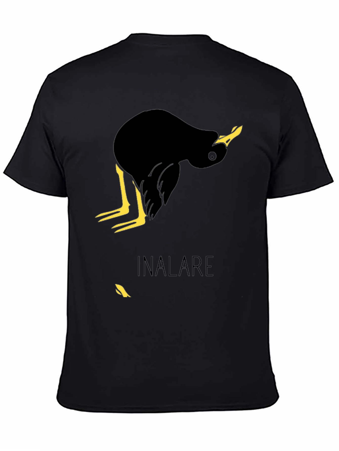 Black Bird Graphic Tee - Unisex Casual Style