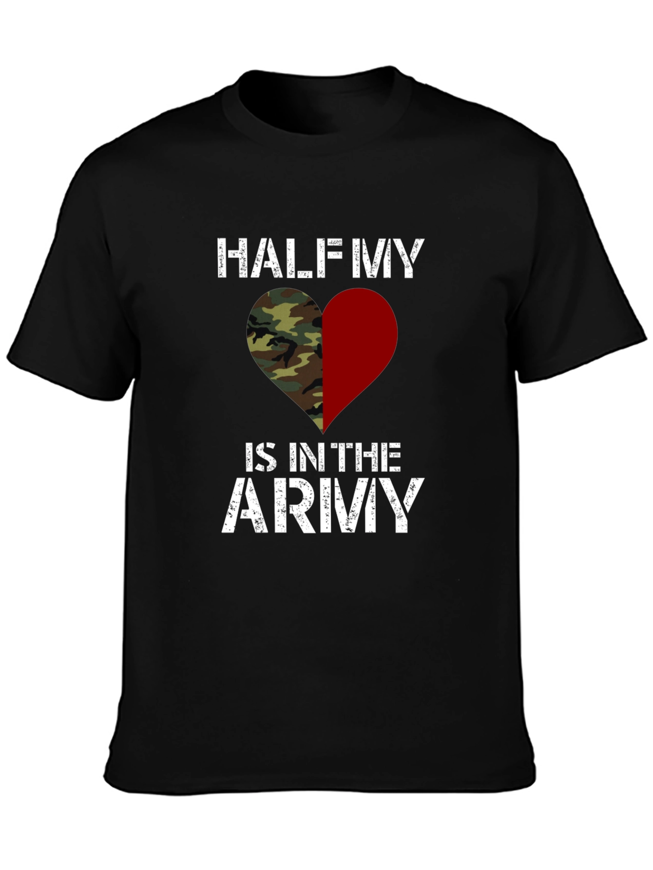 Half My Heart is in the Army T-Shirt