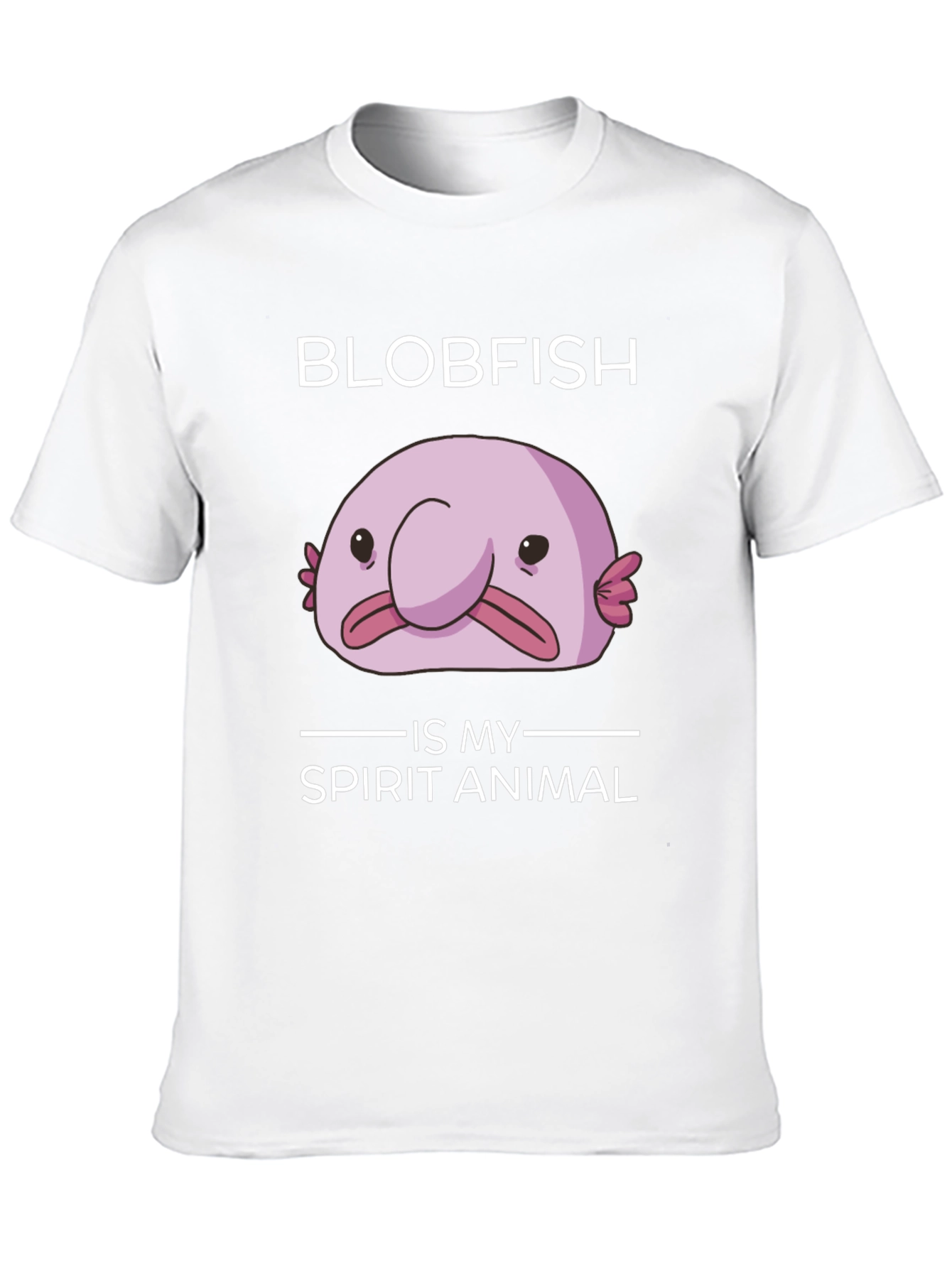 Blobfish Spirit Animal Graphic T-Shirt