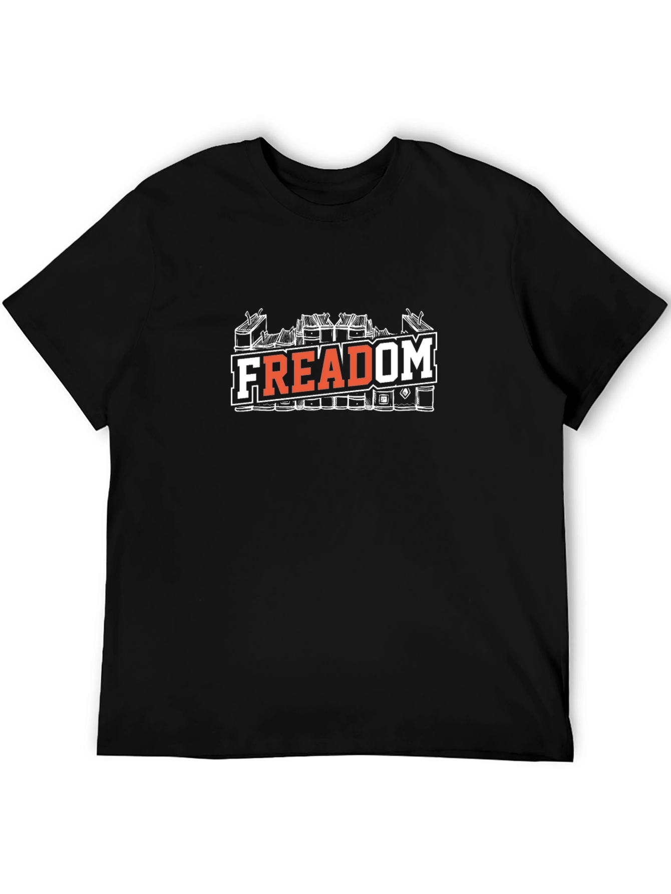 FreAdom T-Shirt - Black Graphic Tee