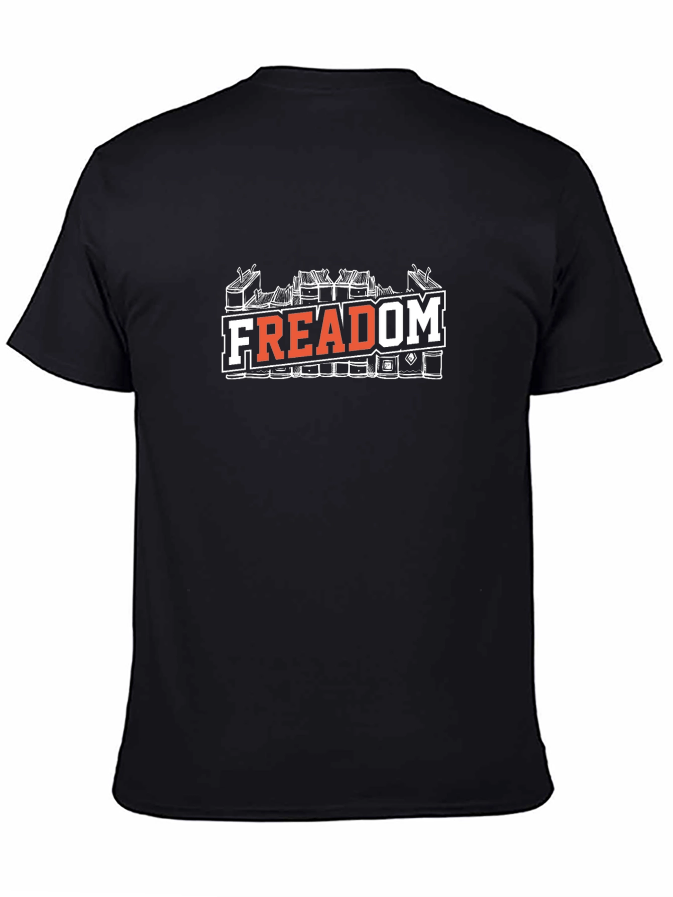 FreAdom T-Shirt - Black Graphic Tee