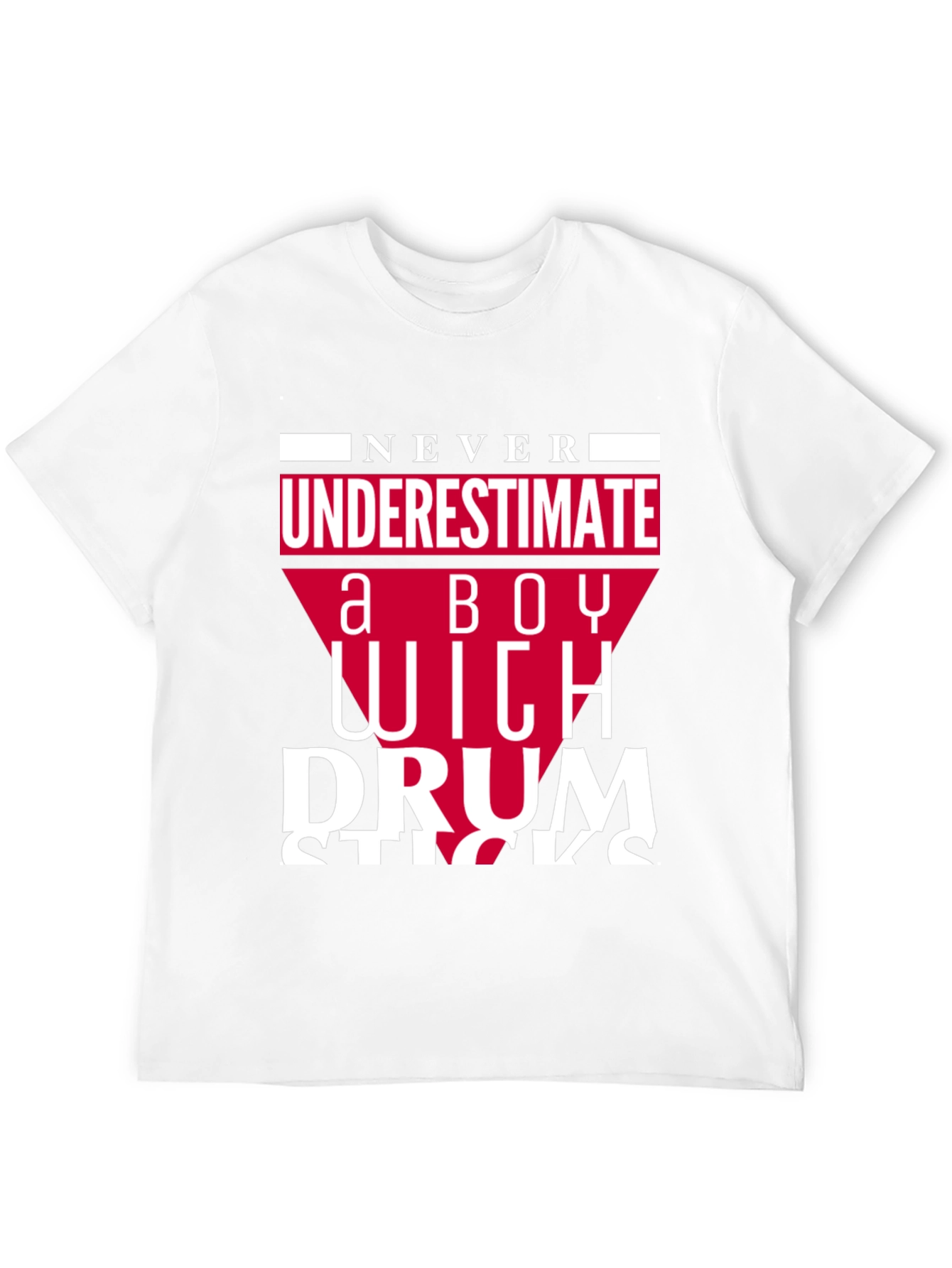 Never Underestimate A Boy With Drumsticks T-Shirt