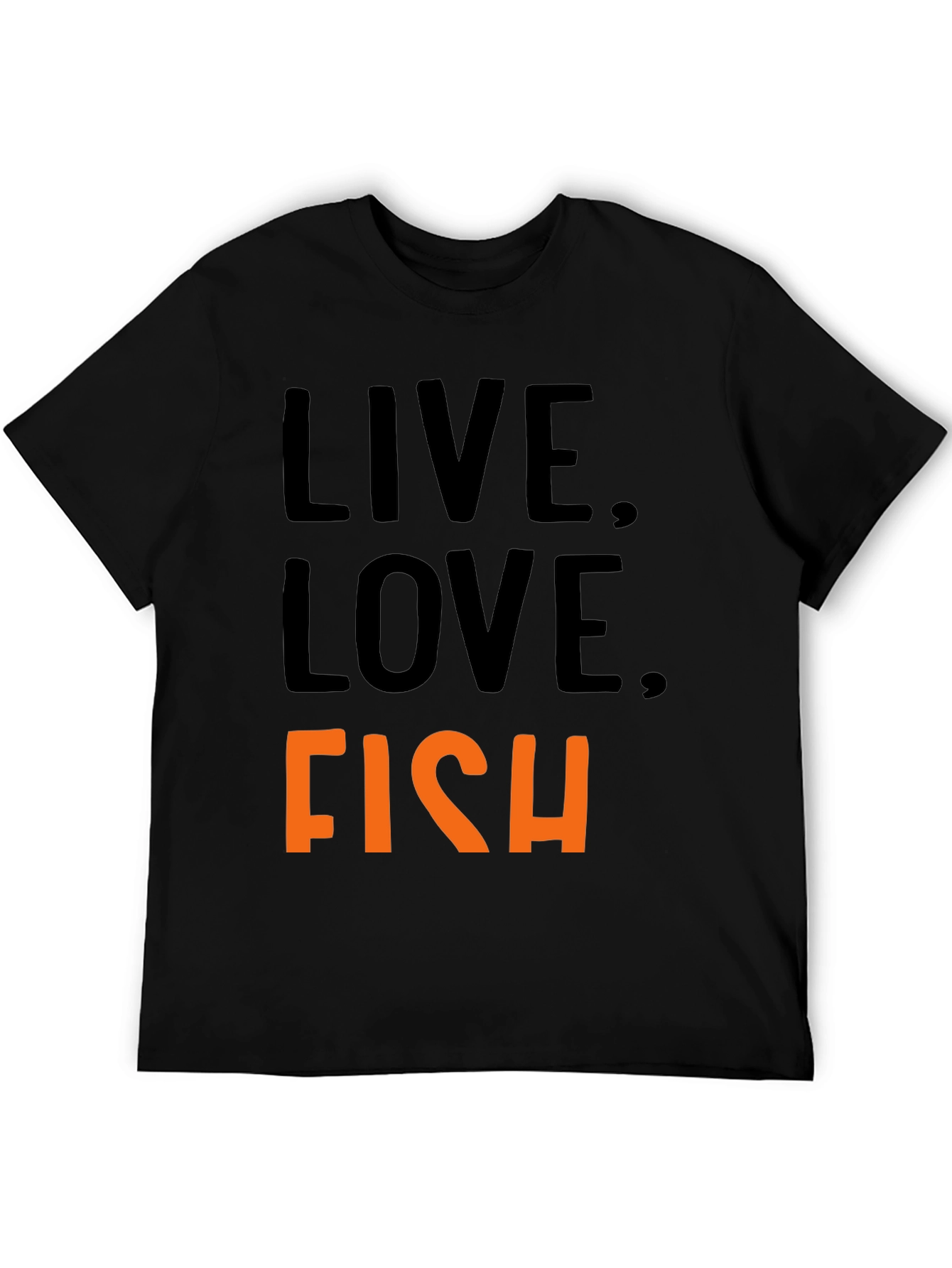 Live Love Fish T-Shirt - Soft Cotton Tee
