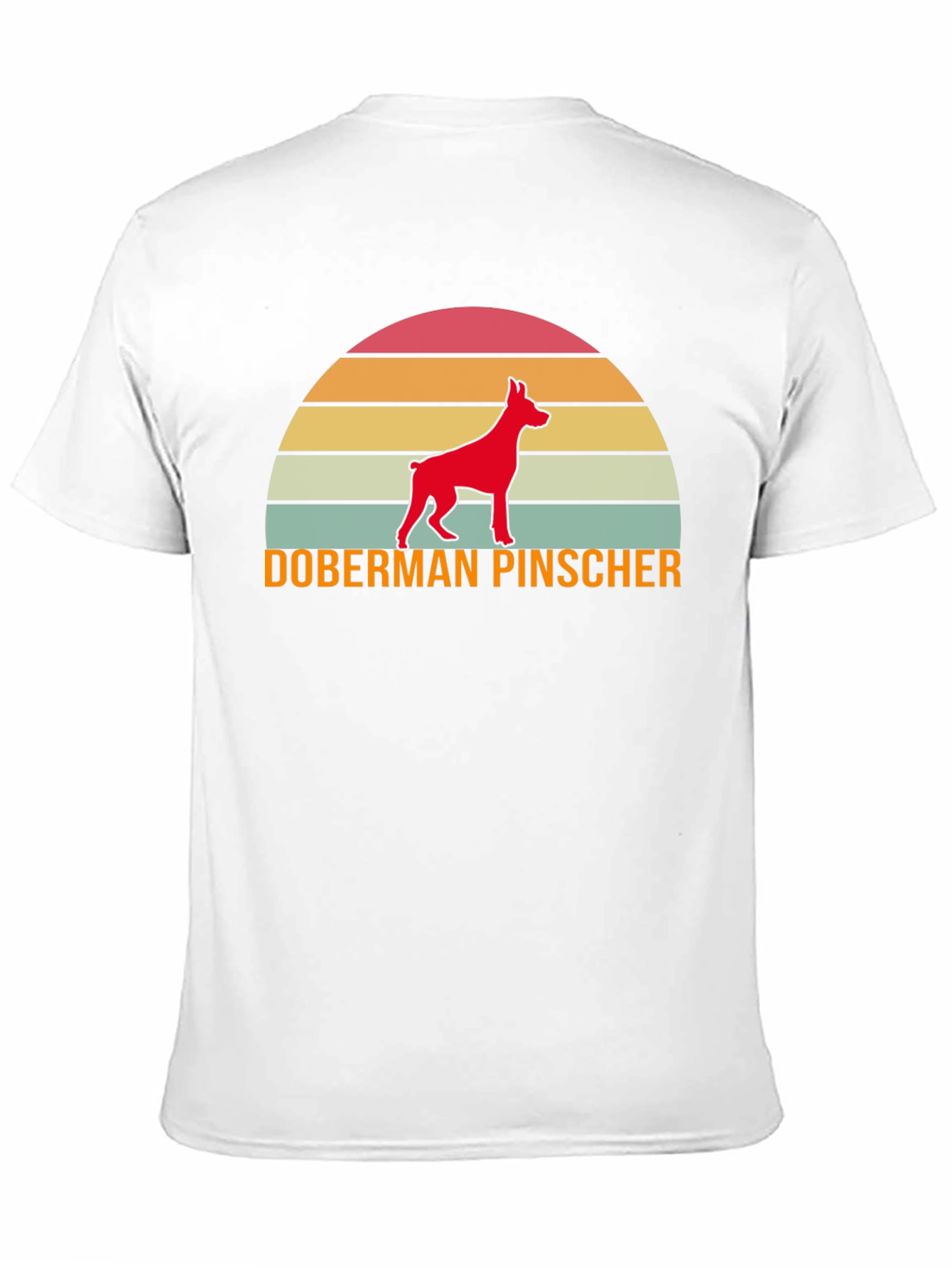Doberman Sunset Graphic Tee - Dog Lover Shirt