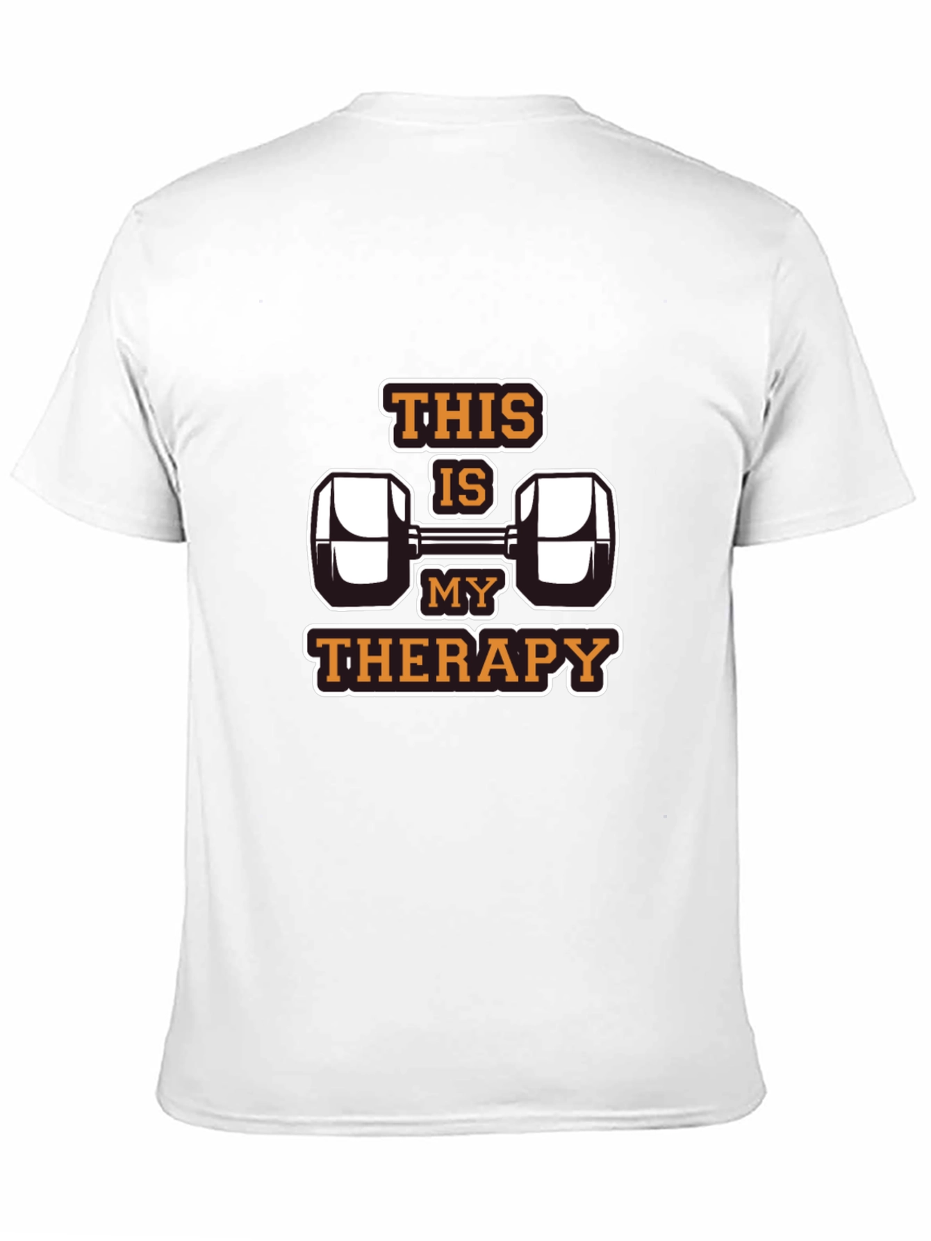 This is My Therapy Black Graphic T-Shirt