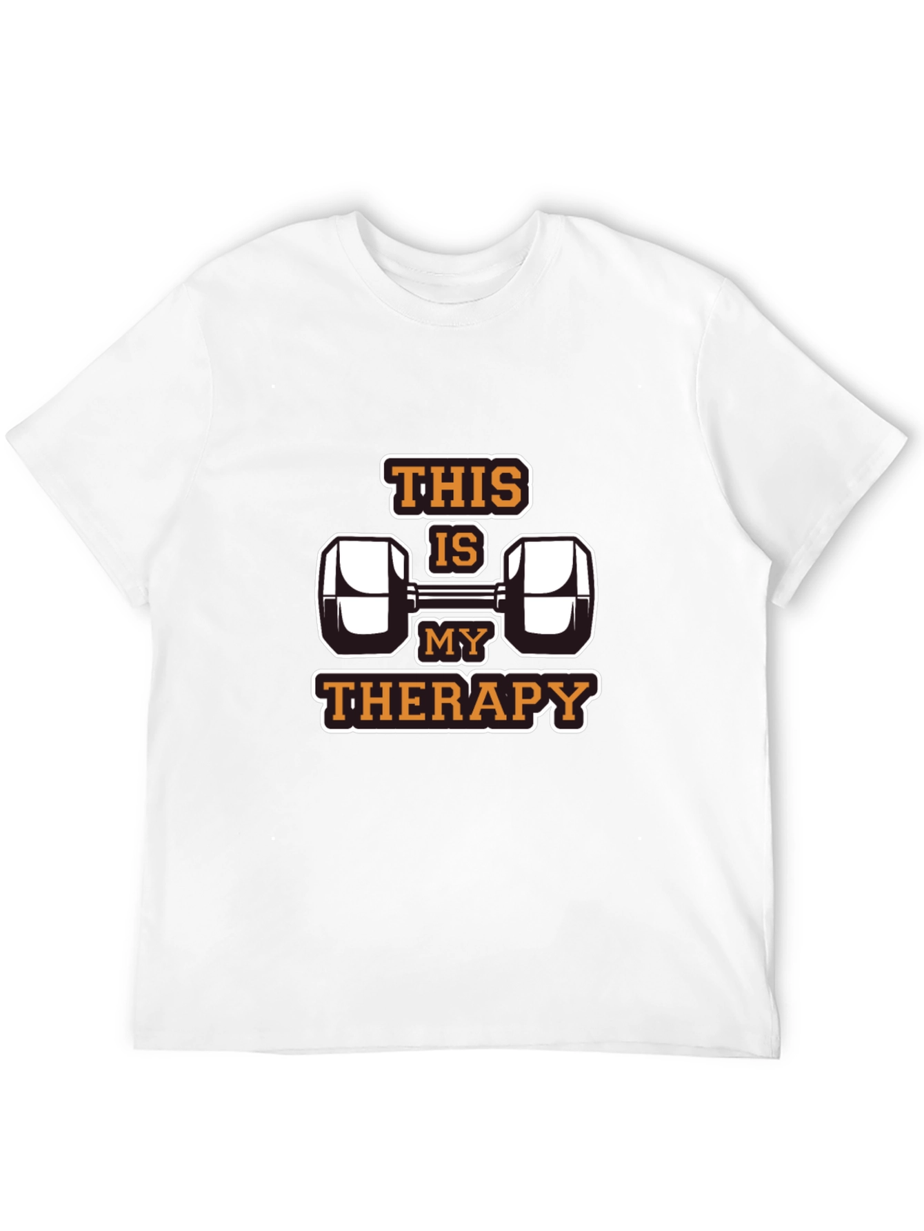 This is My Therapy Black Graphic T-Shirt
