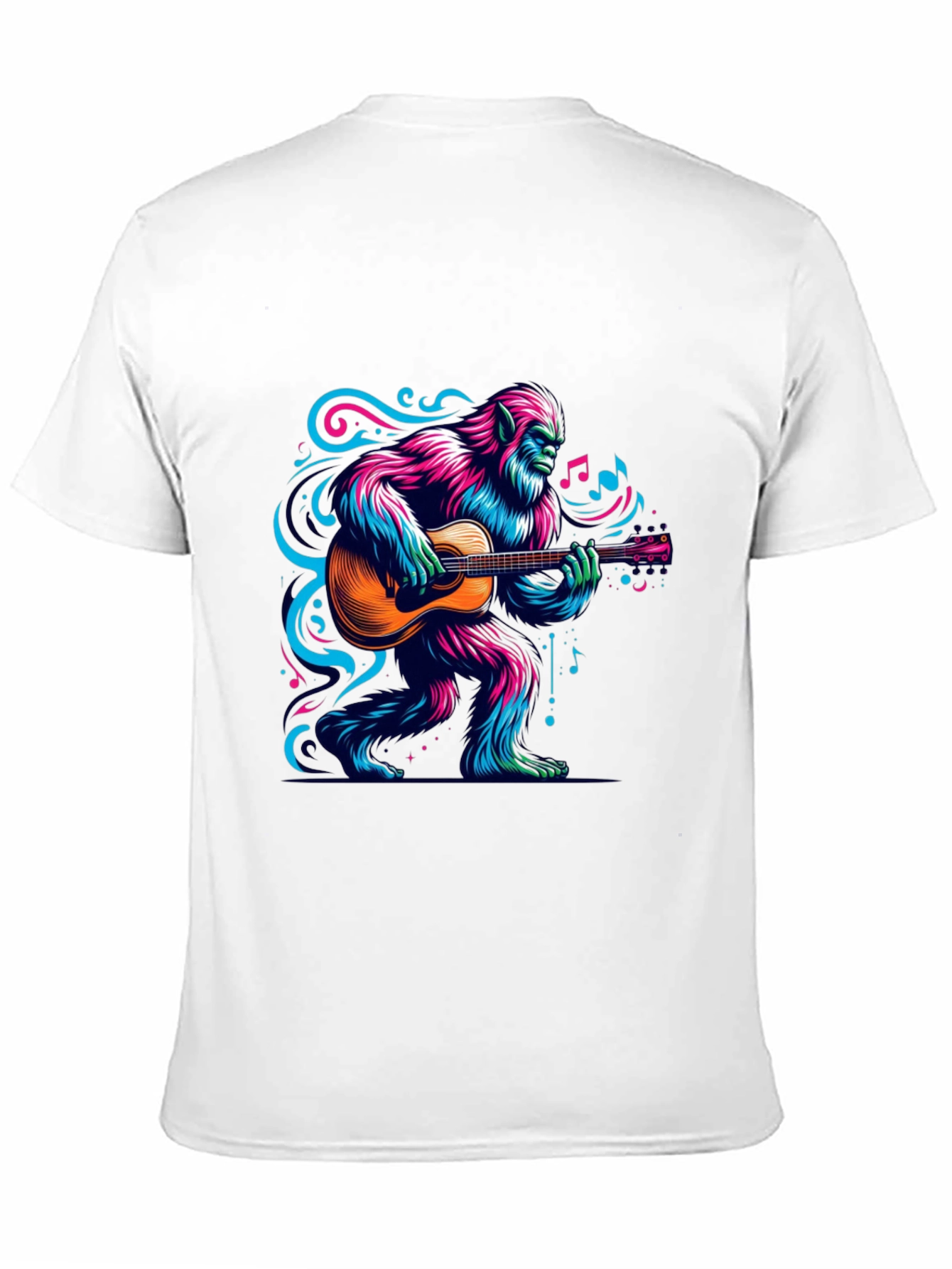 Bigfoot Guitarist Graphic Tee - Music Lover T-Shirt