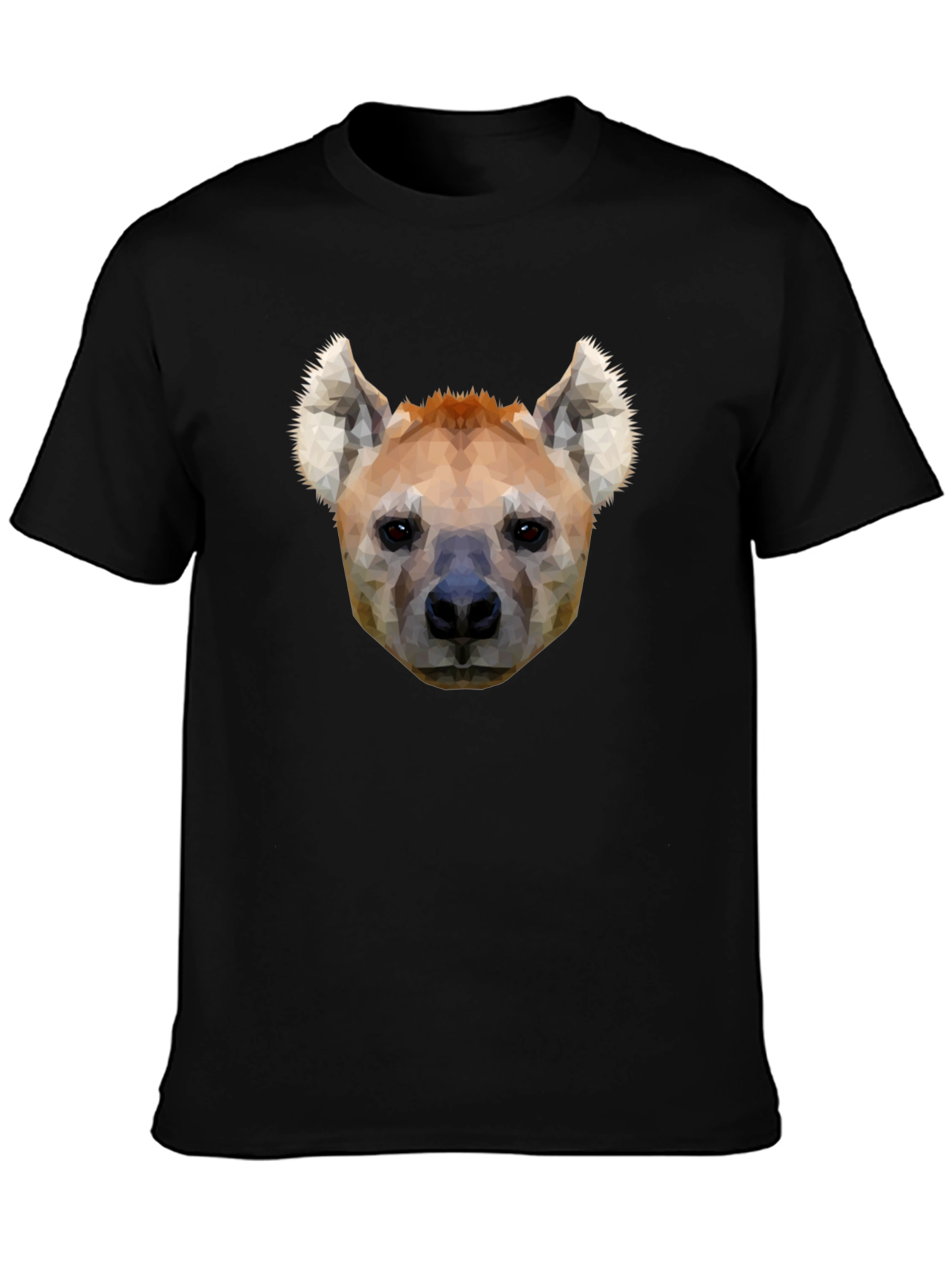 Hyena Head Graphic Black T-Shirt