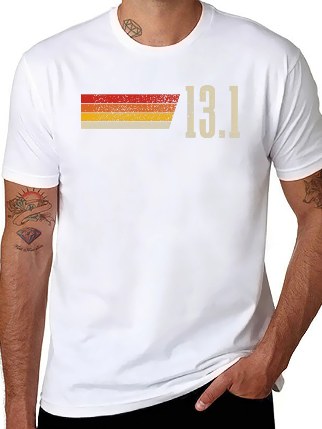 Retro 13.1 Half Marathon T-Shirt