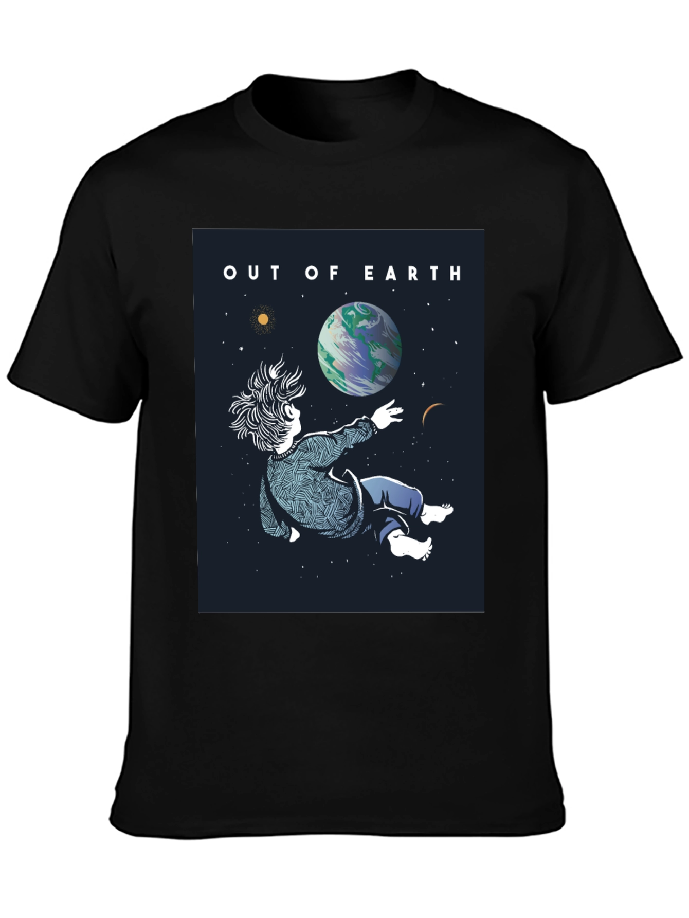 Out of Earth Graphic Tee - Black Unisex Shirt