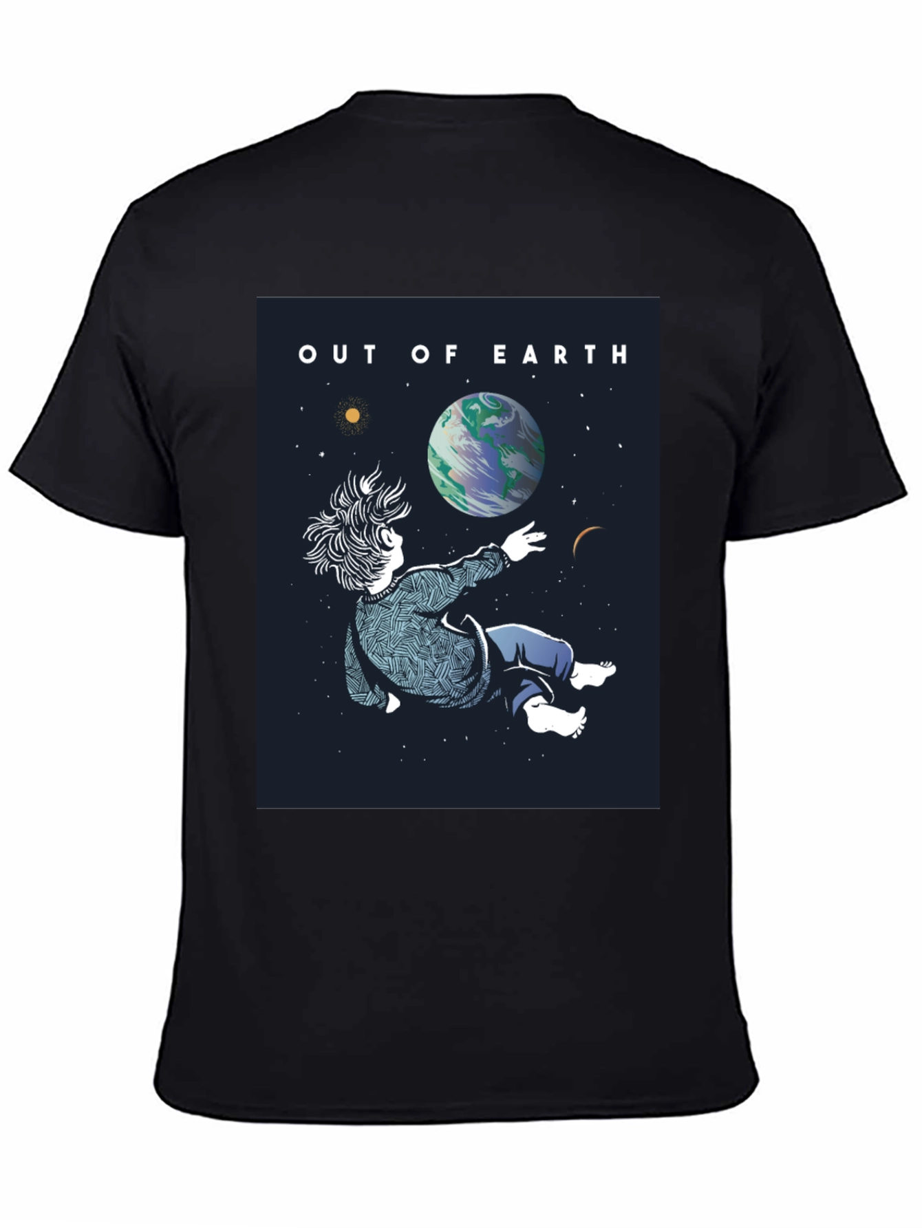 Out of Earth Graphic Tee - Black Unisex Shirt