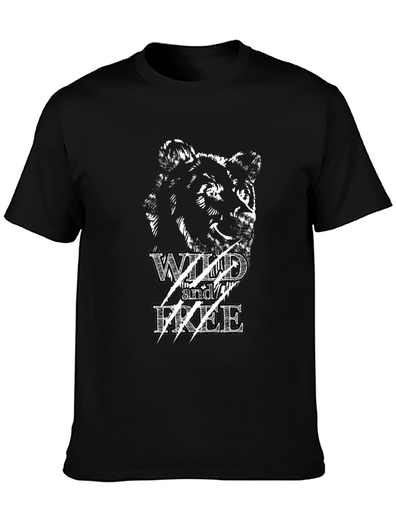 Wild & Free Graphic Black T-Shirt