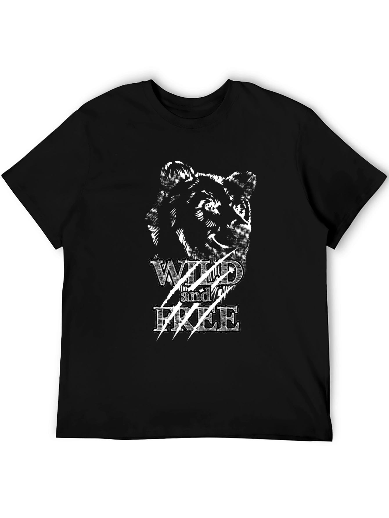 Wild & Free Graphic Black T-Shirt