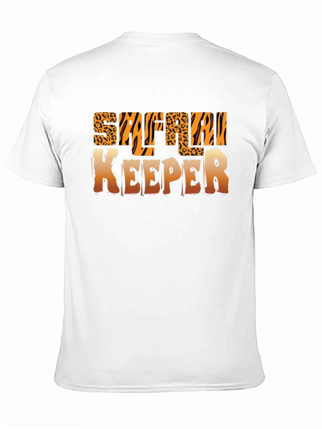 Safari Keeper Graphic Print Crewneck T-Shirt