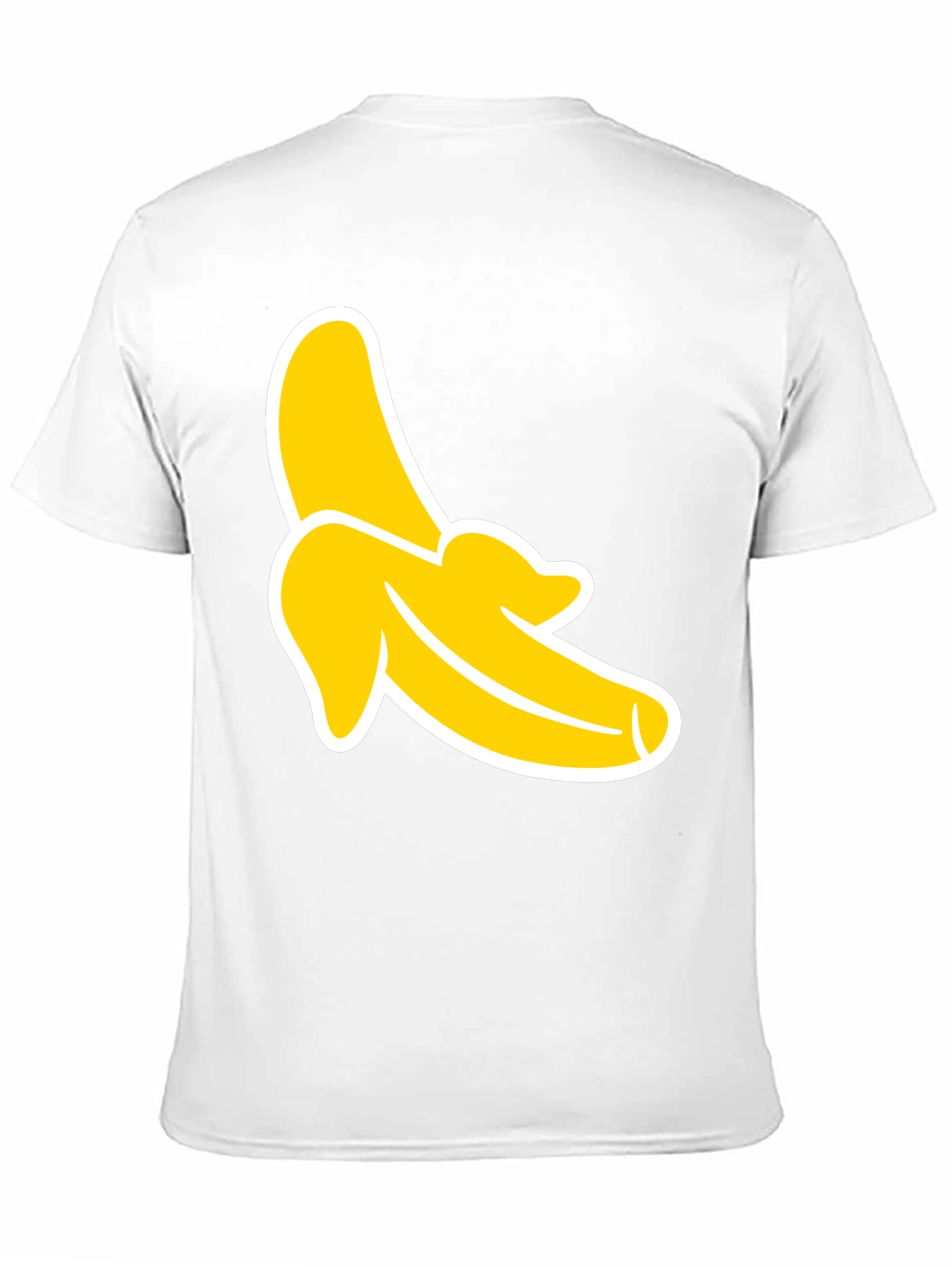 Banana Graphic Tee - Black Cotton T-Shirt