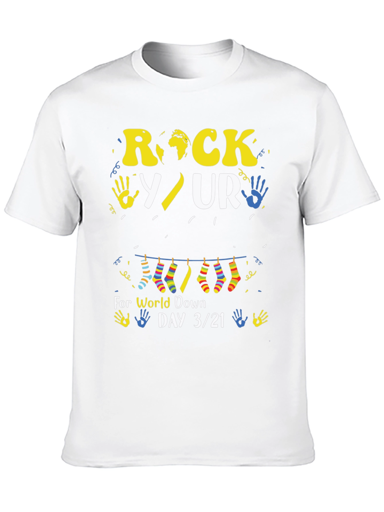 Rock Your Socks World Down Syndrome Day T-Shirt