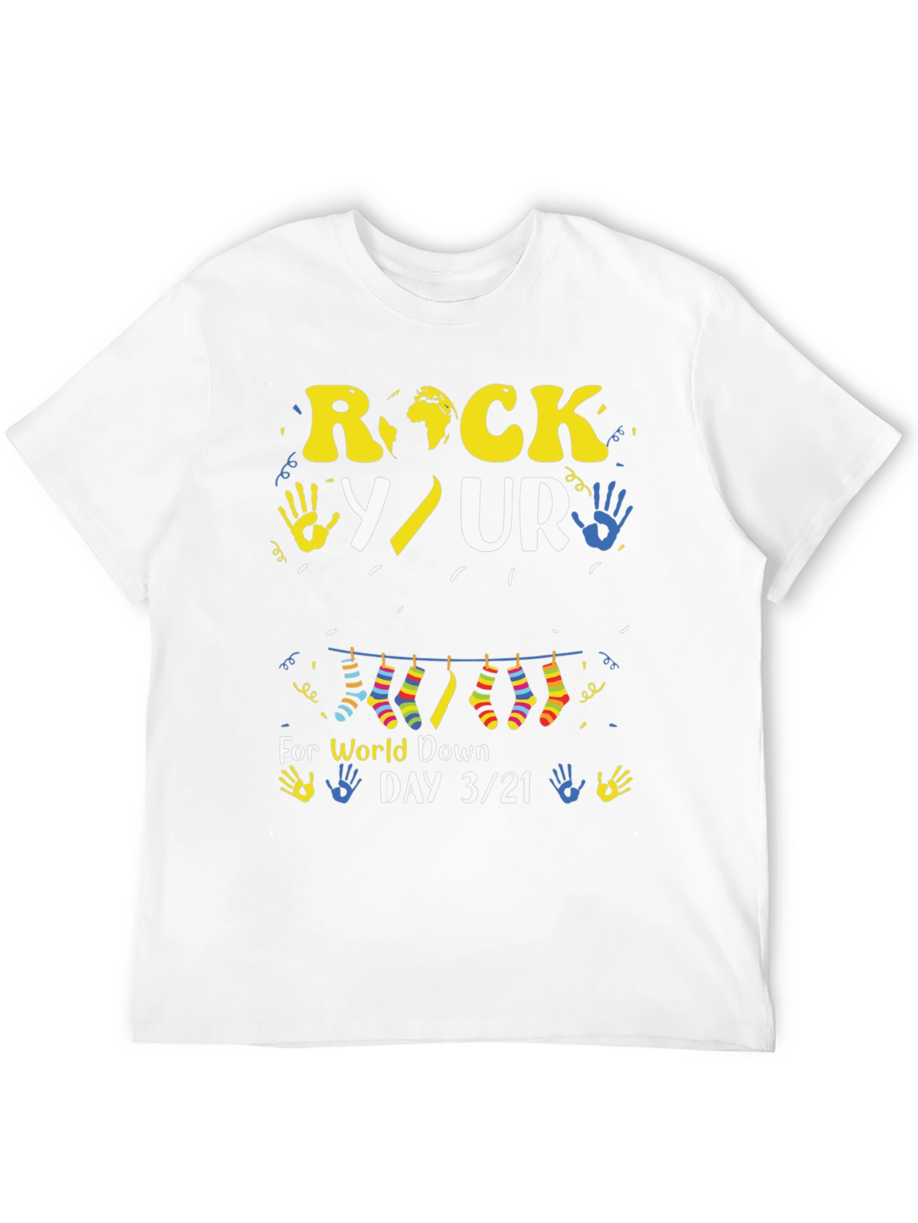 Rock Your Socks World Down Syndrome Day T-Shirt