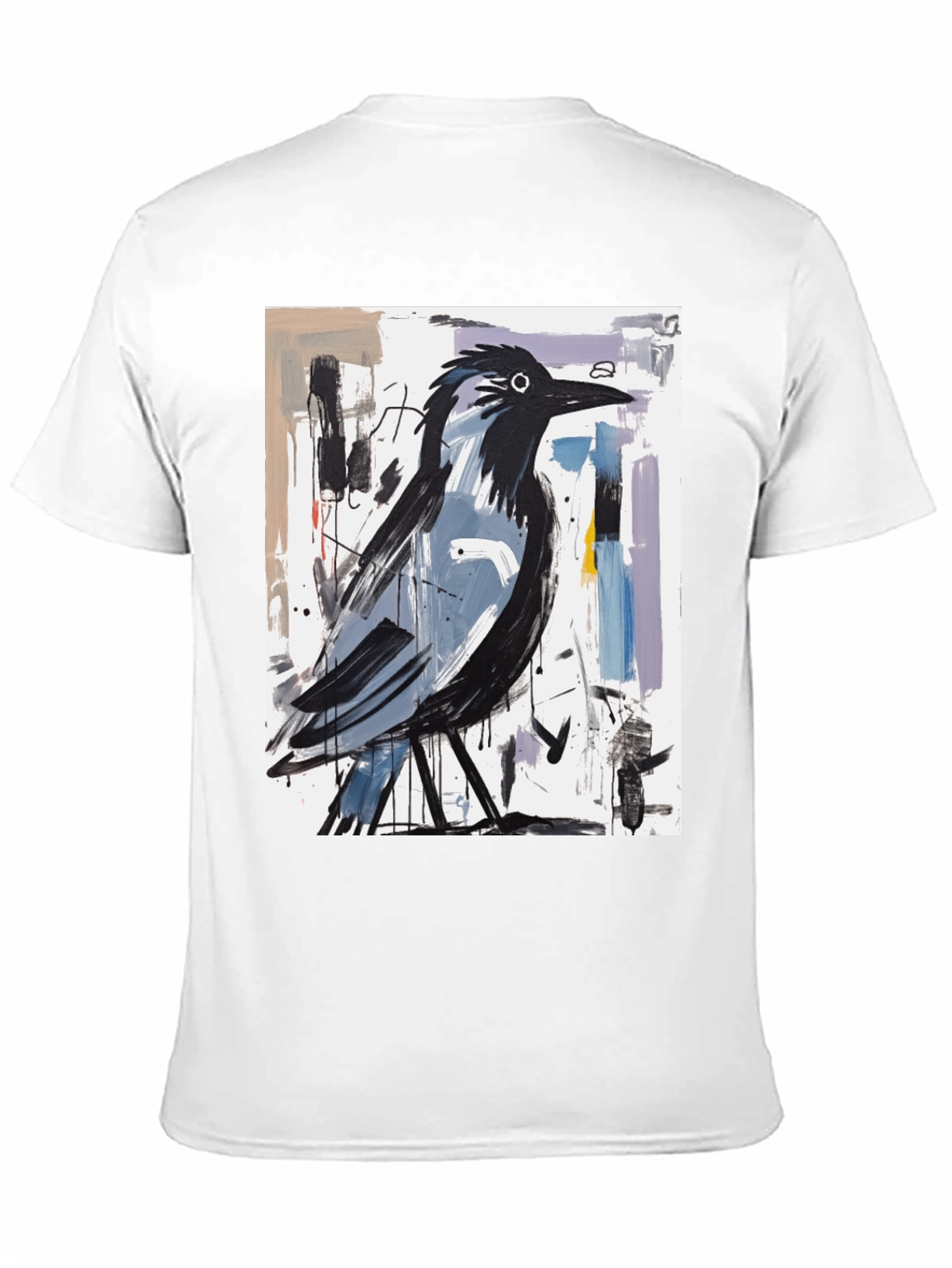 Abstract Crow Art Graphic T-Shirt