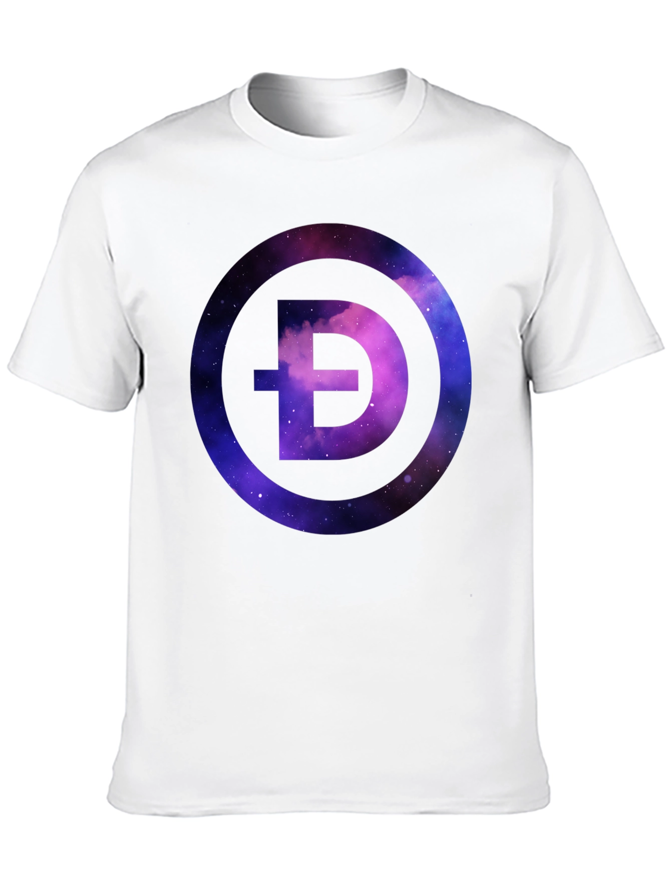 Galaxy Doge Crypto T-Shirt - Cotton Crew Neck Tee