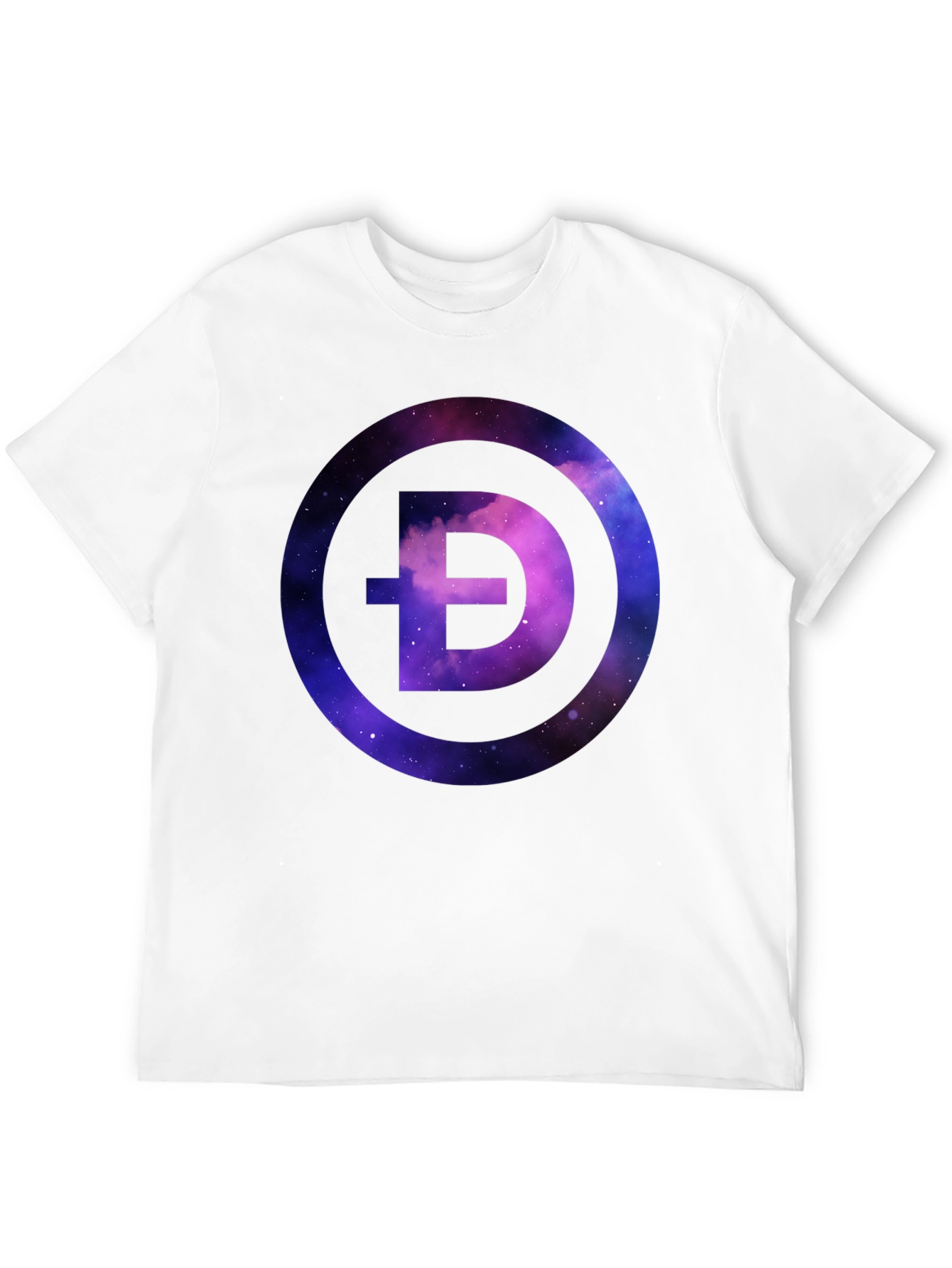 Galaxy Doge Crypto T-Shirt - Cotton Crew Neck Tee