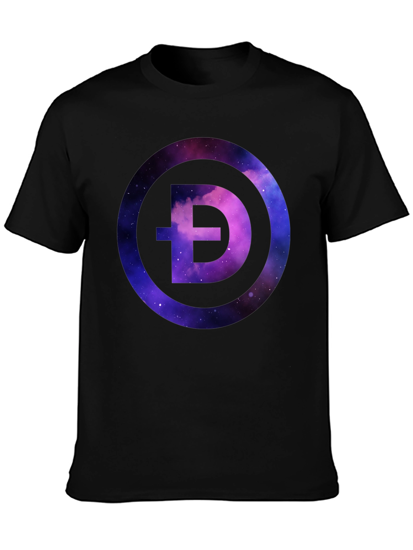 Galaxy Doge Crypto T-Shirt - Cotton Crew Neck Tee