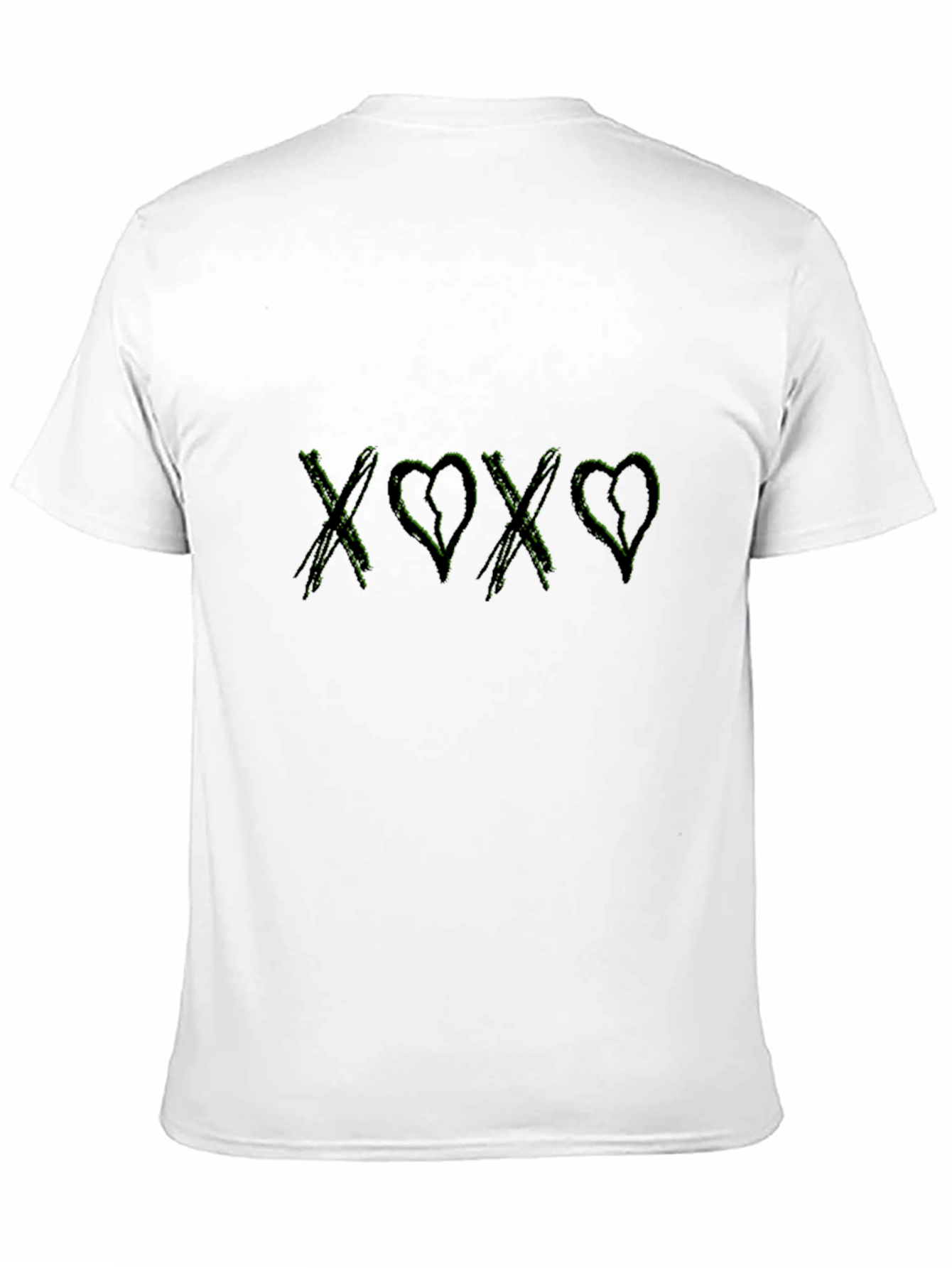 XOXO Black Graphic Tee - Hugs and Kisses