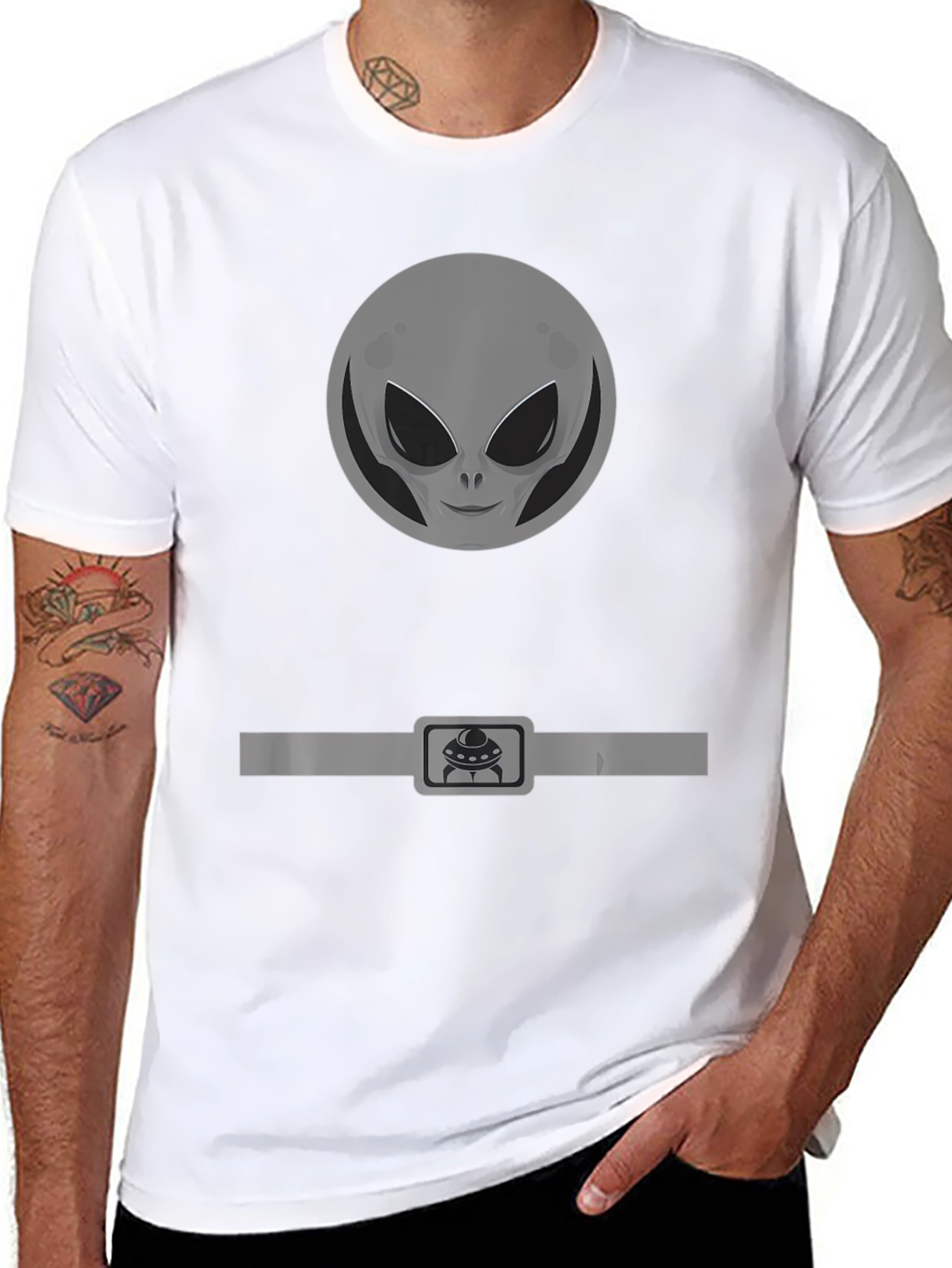 Alien Costume T-Shirt - Fun Space Tee