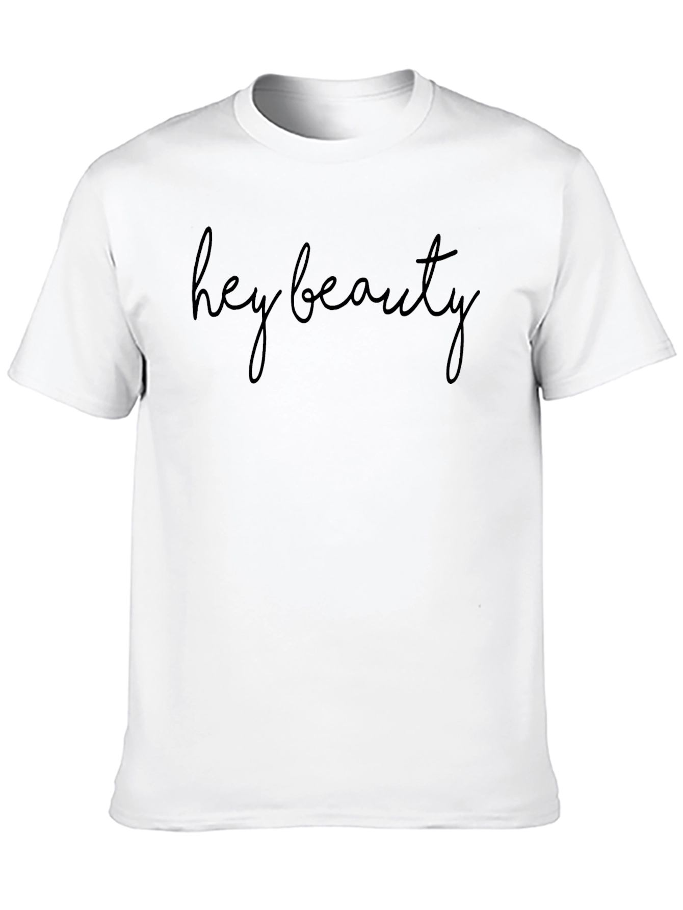 Hey Beauty Graphic Tee - Black