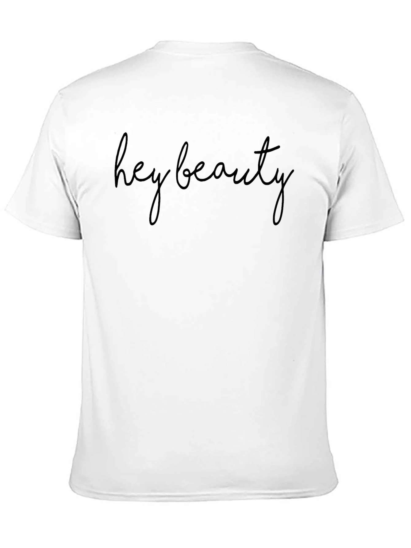 Hey Beauty Graphic Tee - Black