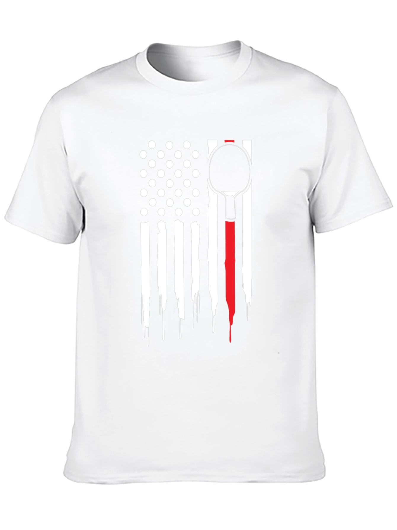 Patriotic Table Tennis Paddle T-Shirt
