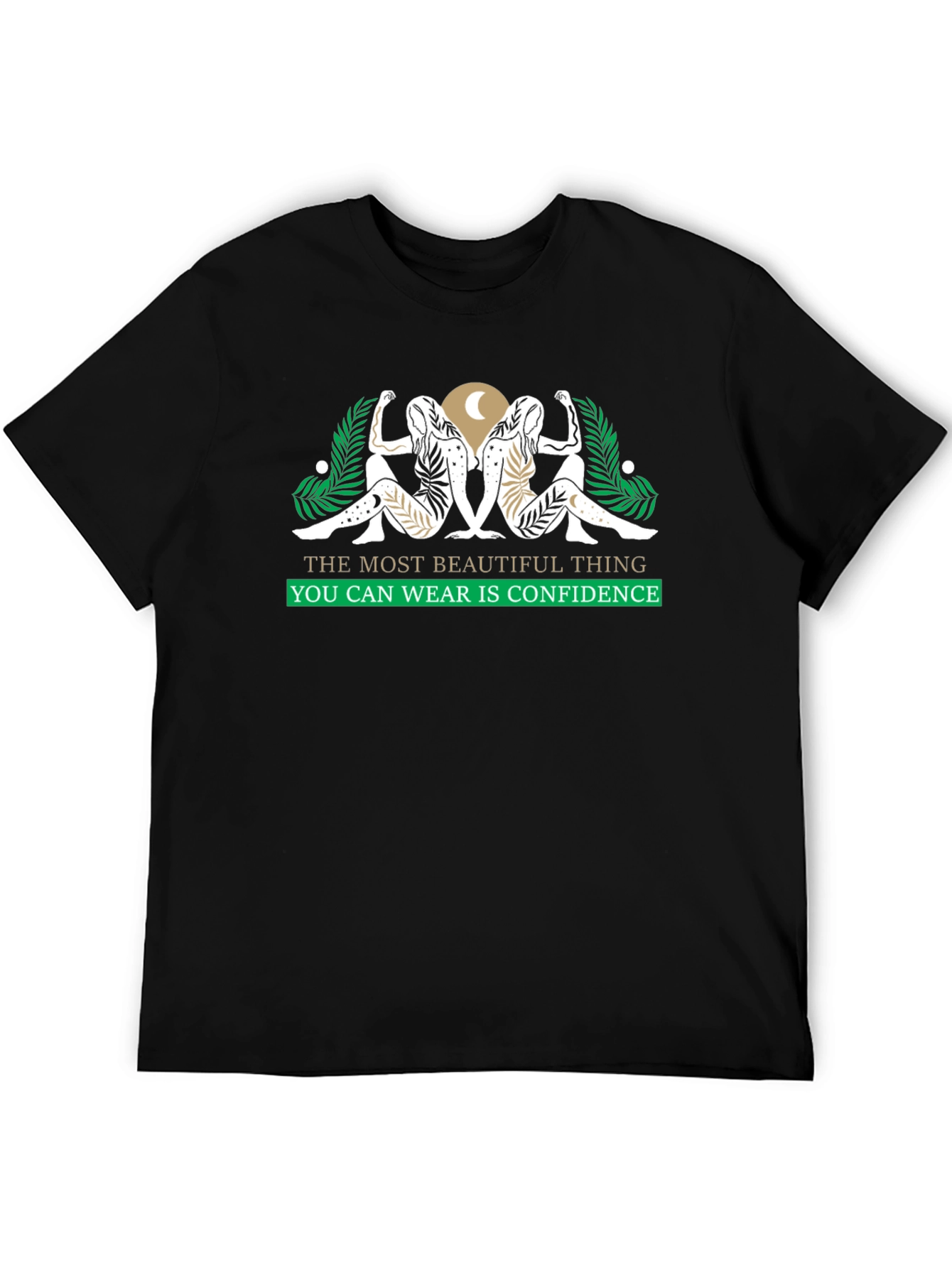 Confidence Graphic Tee - Black Unisex T-Shirt