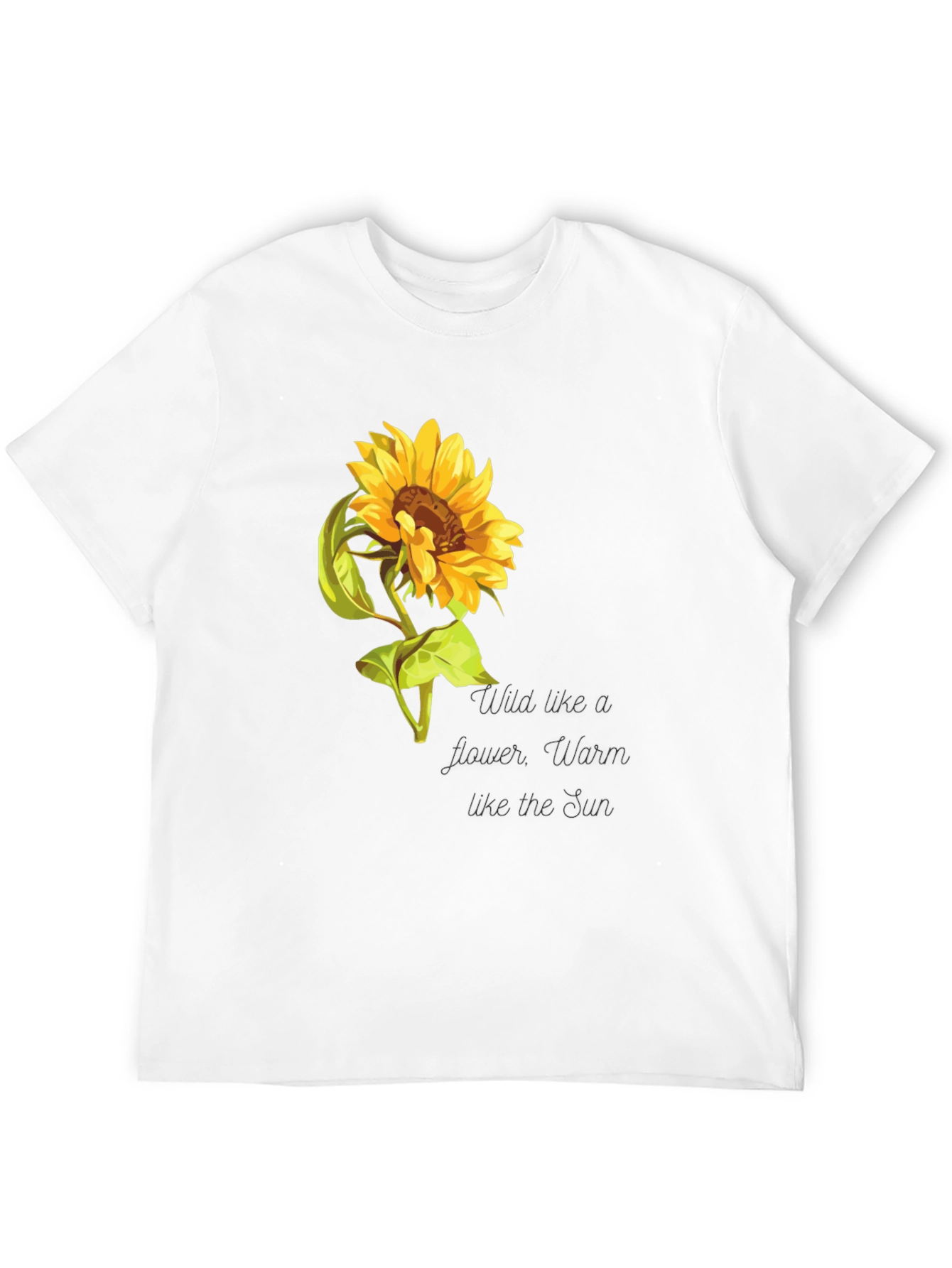 Sunflower Graphic Print Crew Neck Tee