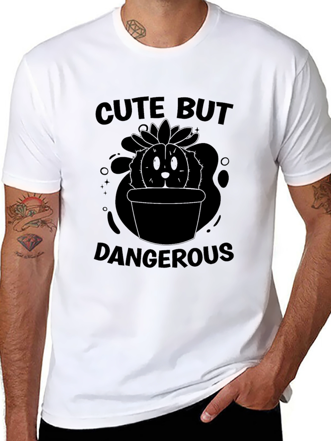 Cute But Dangerous Black T-Shirt