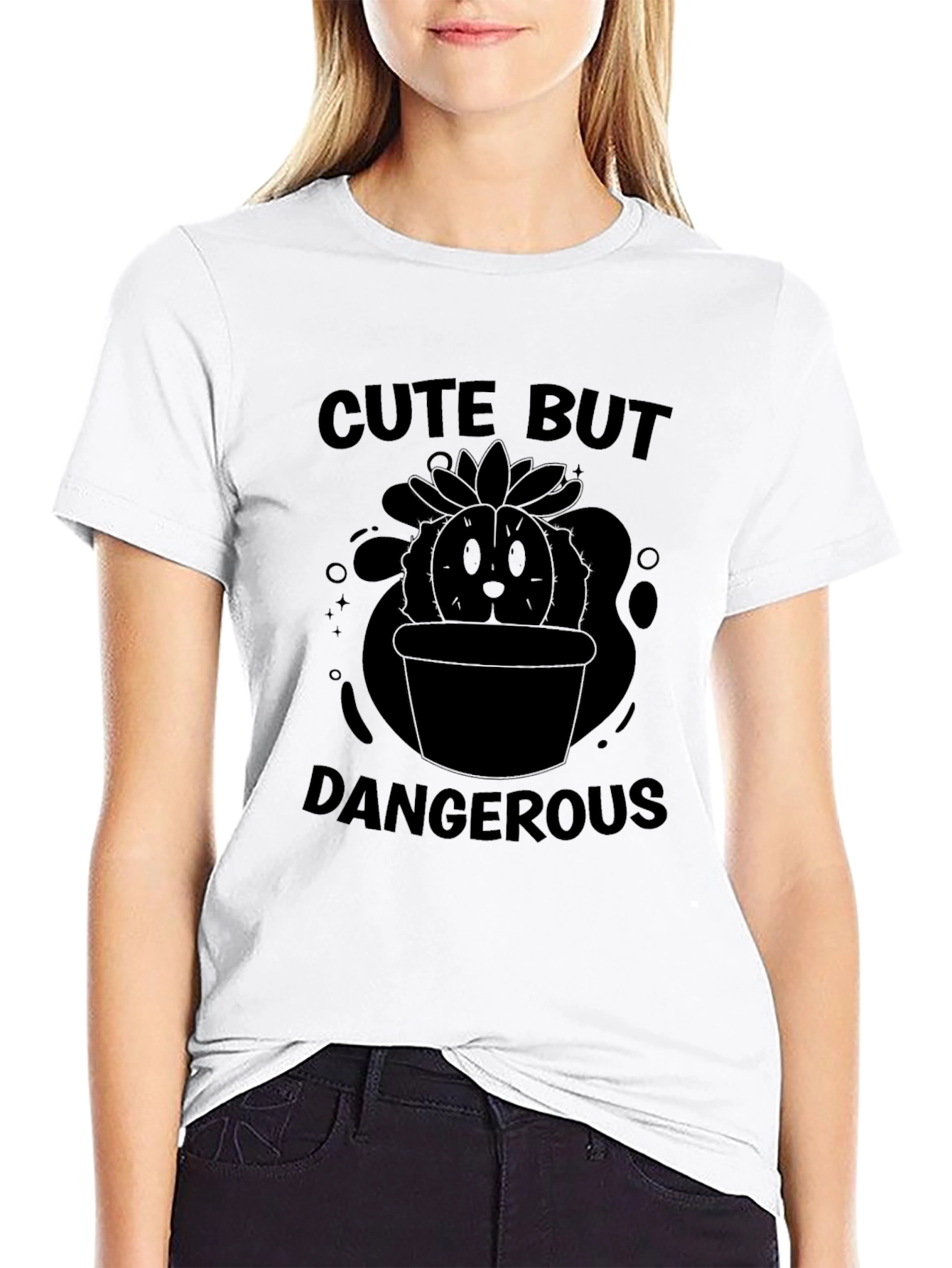 Cute But Dangerous Black T-Shirt